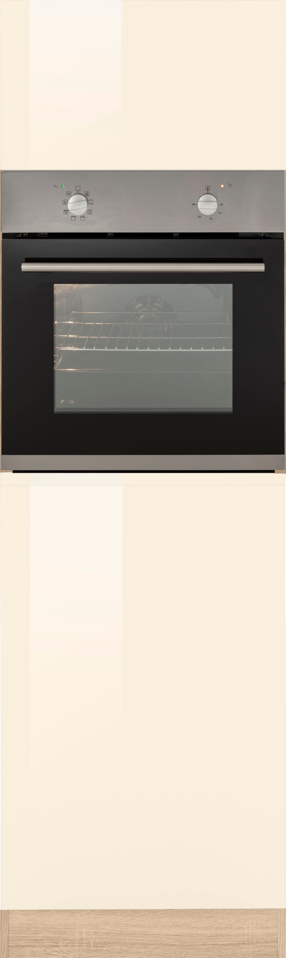 HELD MÖBEL Backofenumbauschrank »Virginia«, 200 cm hoch, 60 cm breit,  Nische für Ofen B/H/T: 56/59/55 cm, 2 Türen auf Raten bestellen