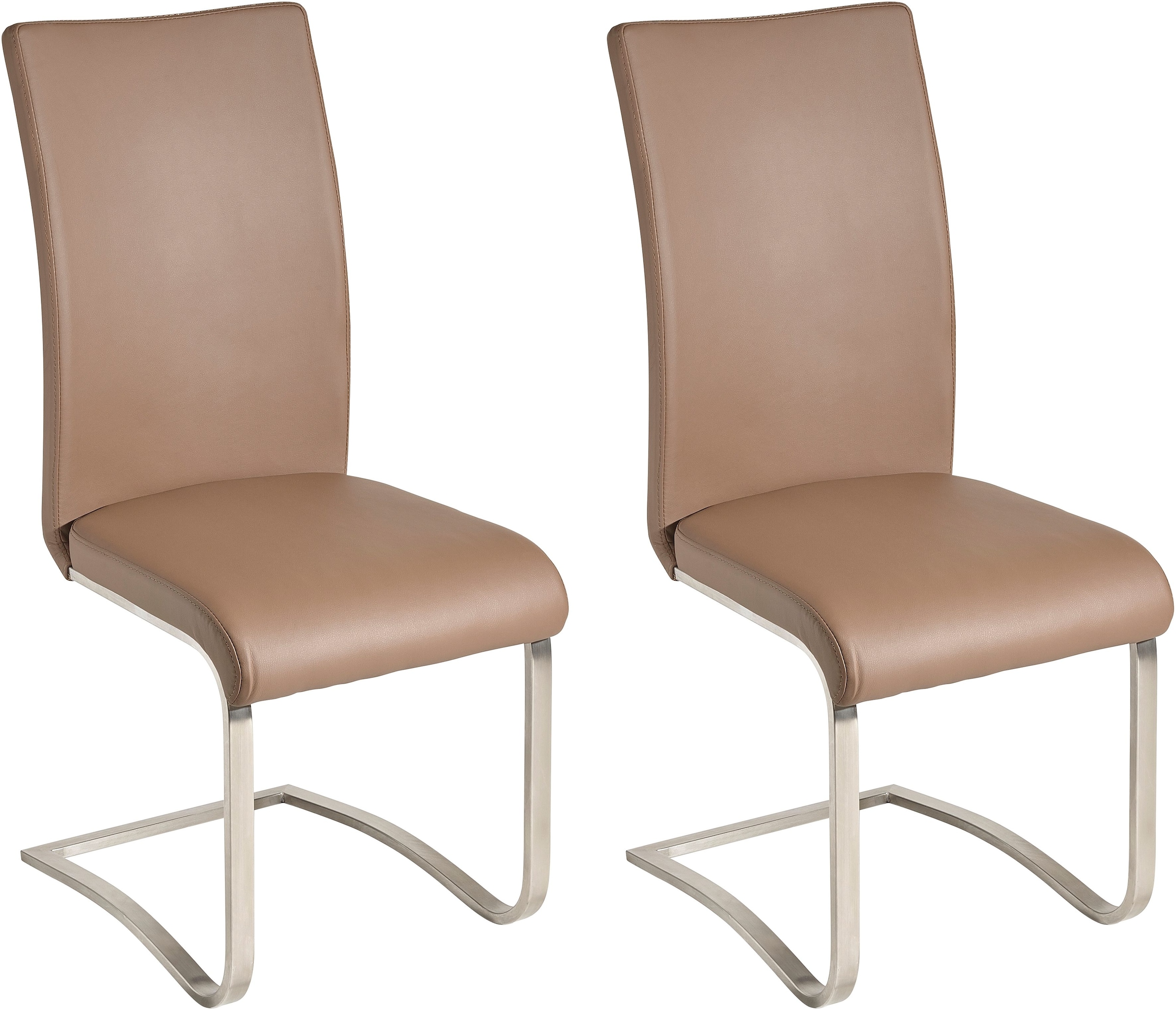 MCA furniture Rechnung Stuhl »Arco«, 4er-, 6 (Set), St., auf Kunstleder, belastbar 130 bis Kg kaufen 6er-Set, Freischwinger 2er