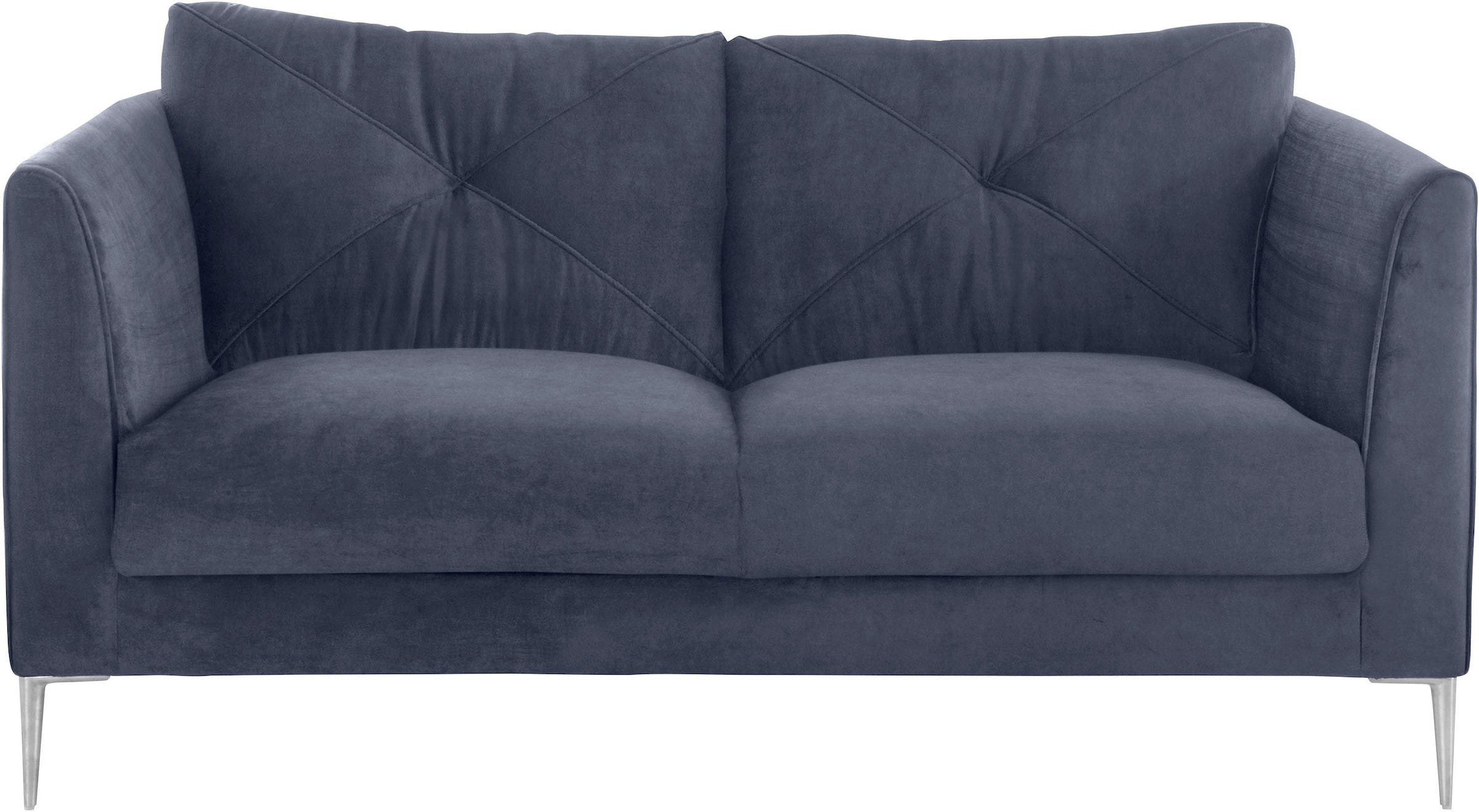 Guido Maria Kretschmer Home&Living 2-Sitzer »Chilltime, elegant und bequem, Komfortsitzhöhe 46cm, hoher Fuß«, mit eleganter Kreuznaht in den Rückenkissen, Breite 167 cm