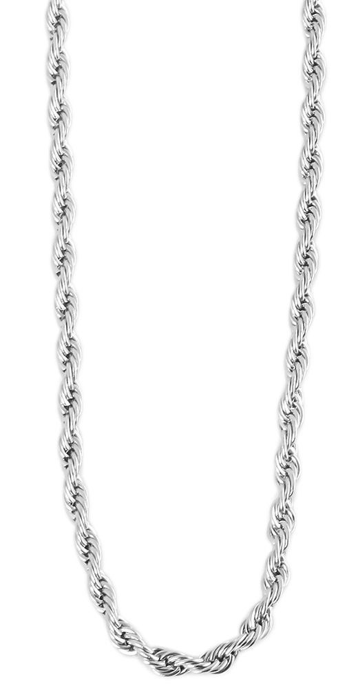 Adelia´s Gliederkette »Unisex Halskette ¿ Kordelkette aus Edelstahl«