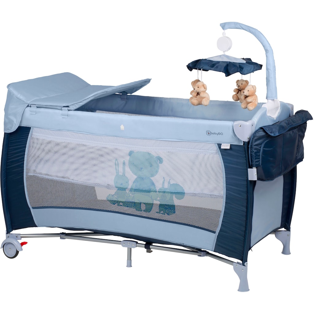 BabyGo Baby-Reisebett »Sleeper Deluxe, blau«