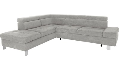 exxpo - sofa fashion Ecksofa, mit Kopf- bzw. Rückenverstellung, wahlweise mit... kaufen