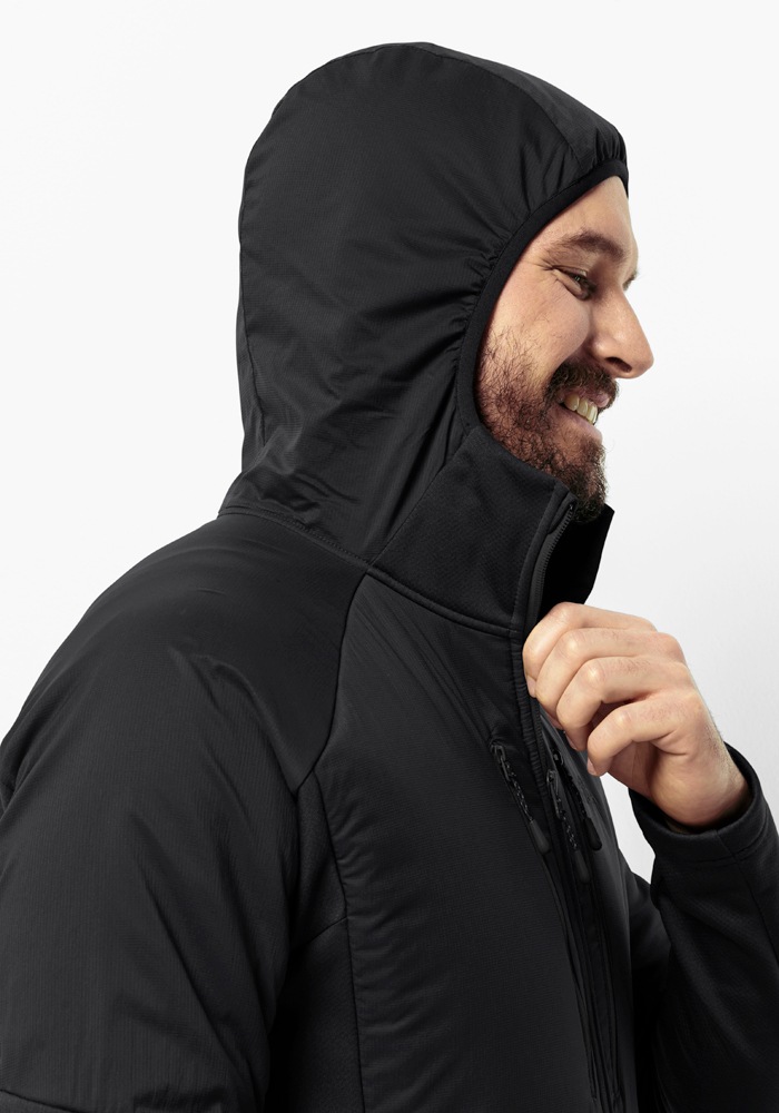 Jack Wolfskin Kapuzenfleecejacke »ALPGRAT PRO INS FZ M« mit Kapuze
