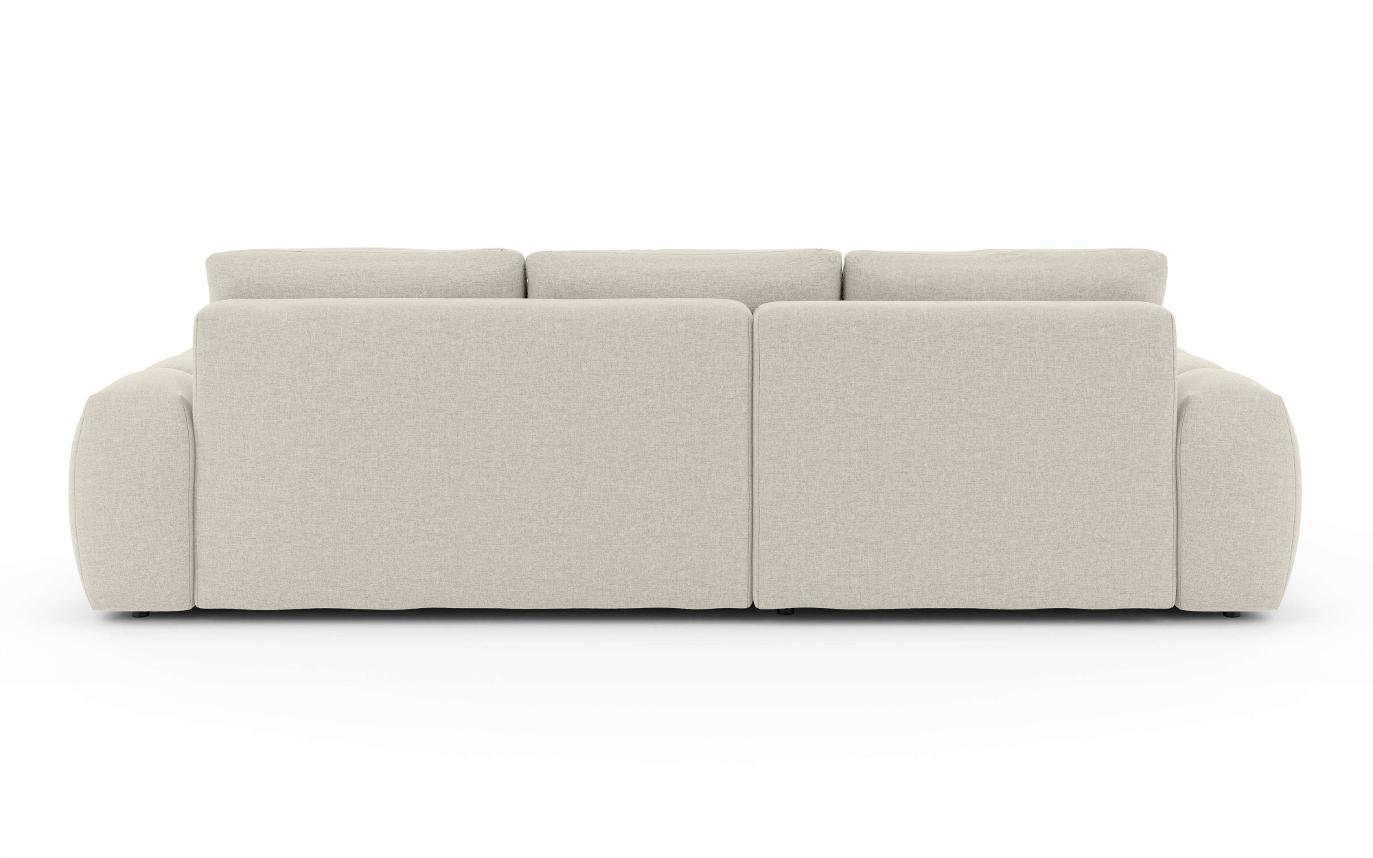 OTTO home Ecksofa »AZITA klein optionale Schlafsofa mit Bettkasten, B/T/H: 270/166,5/84cm« L-Form mit Wellenunterfederung, Bubble-Optik