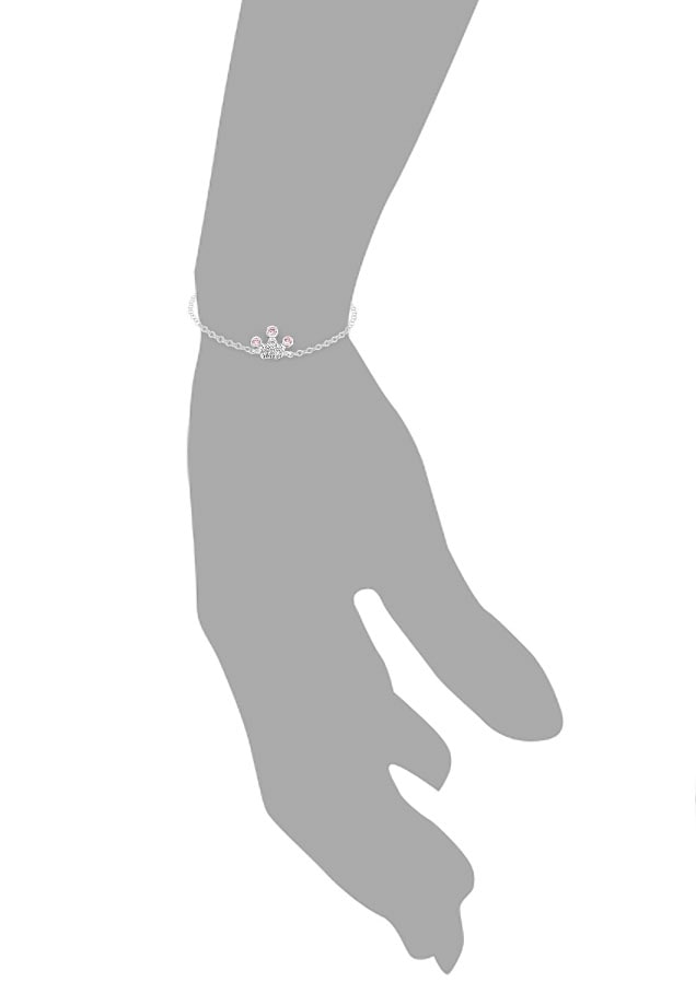 Prinzessin Lillifee Armband bei 2036939«, Glasstein »Krone, mit