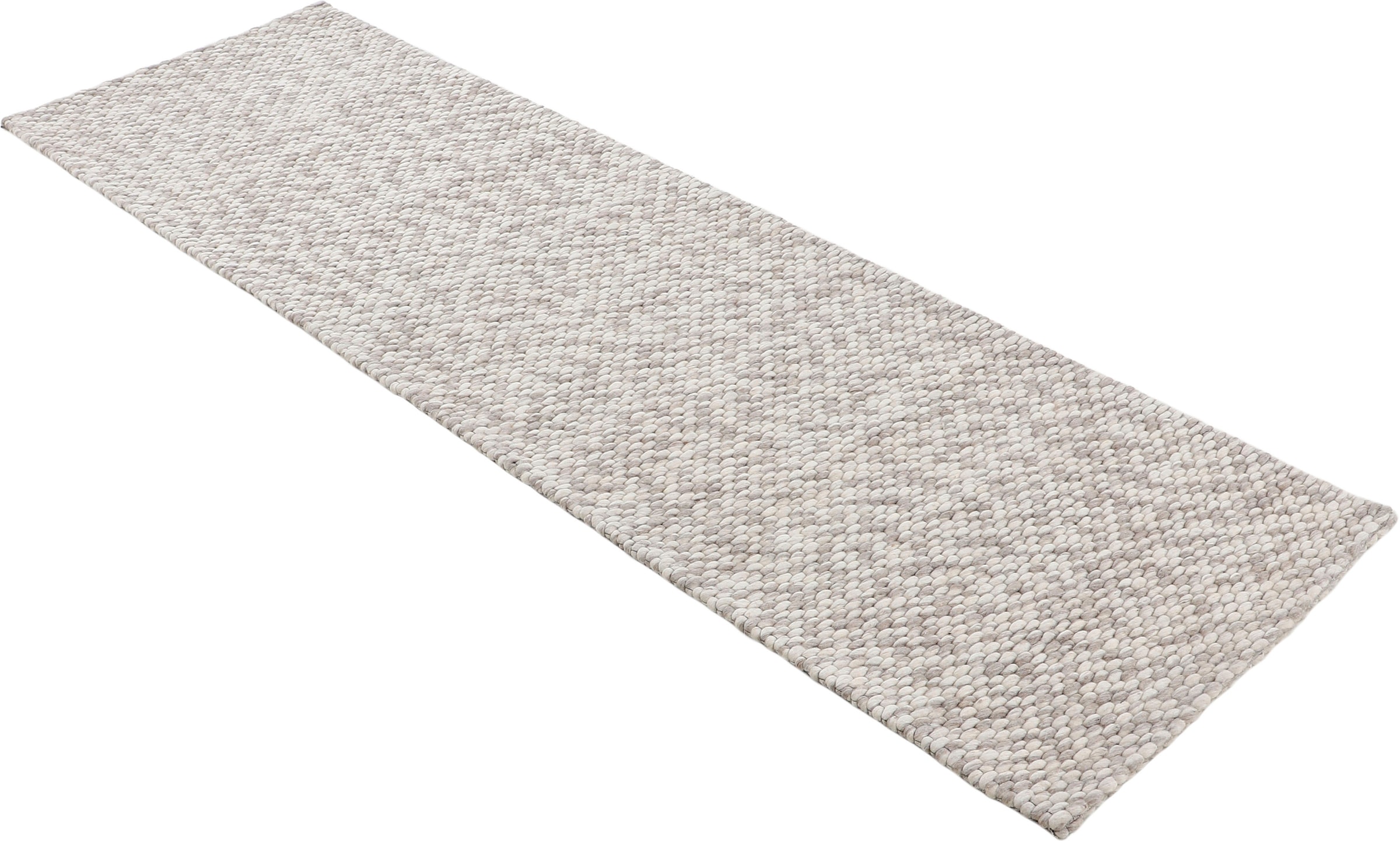 carpetfine Teppich, reine rechteckig, »Sina«, Handweb Wolle, weich kuschelig meliert, & Läufer handgewebt,