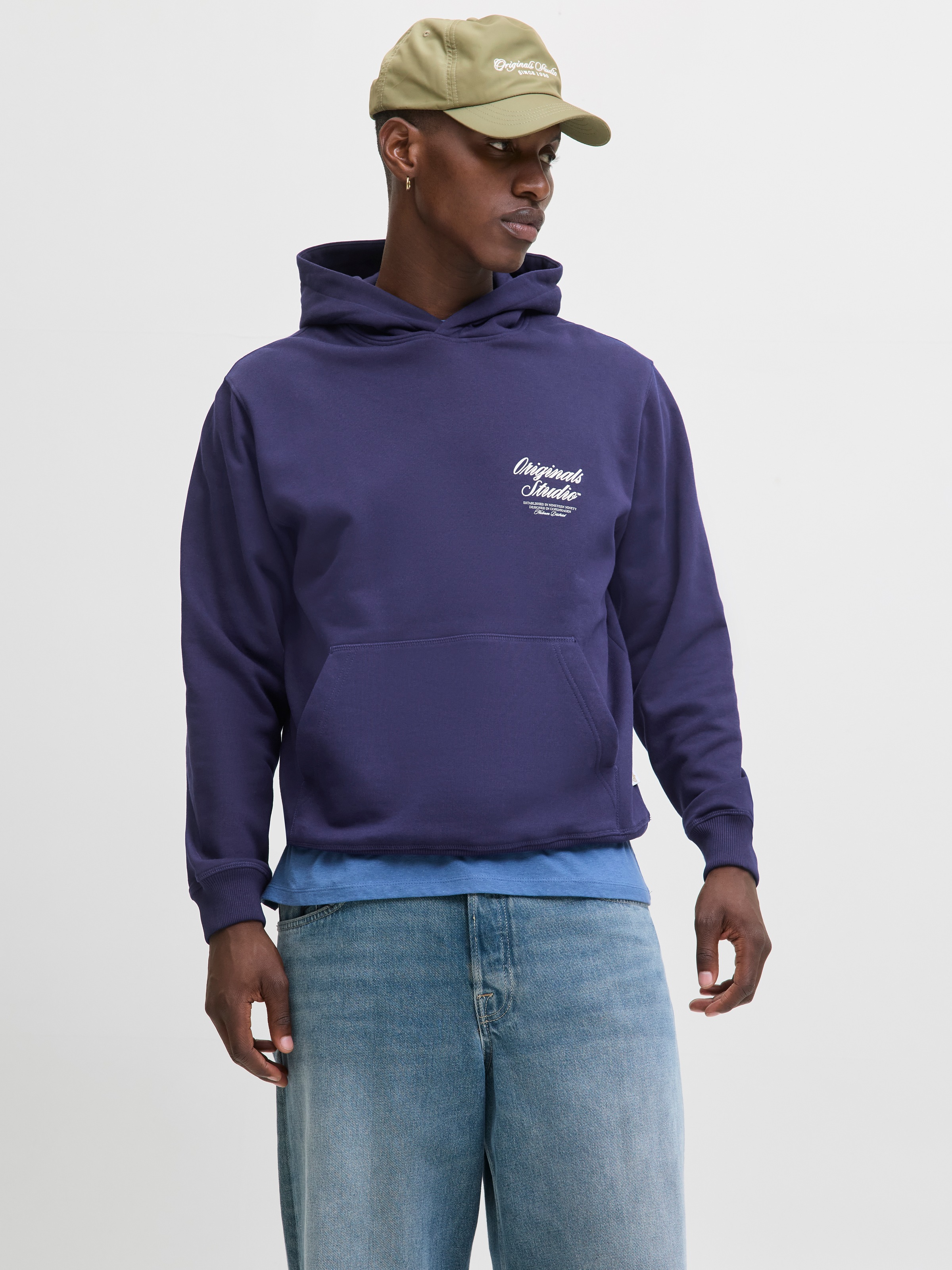 Jack & Jones Kapuzensweatshirt »JORNORREBRO TYPO BACK SWEAT HOOD SN«