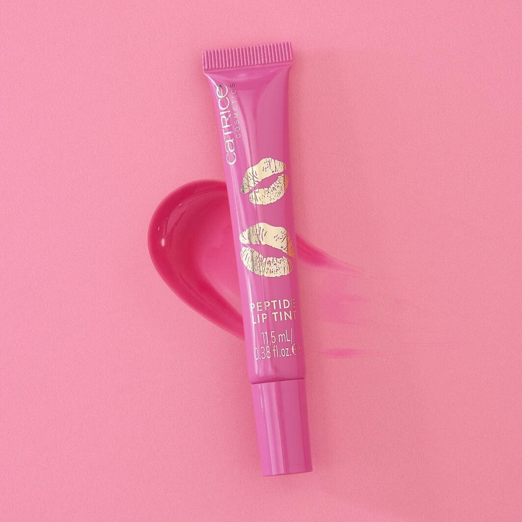 Catrice Lipgloss »KISS & GLOW Peptide Lip Tint«, (Set, 3 tlg.), dezente Farbe, ultra-glänzendes Finish, pflegend und vegan.