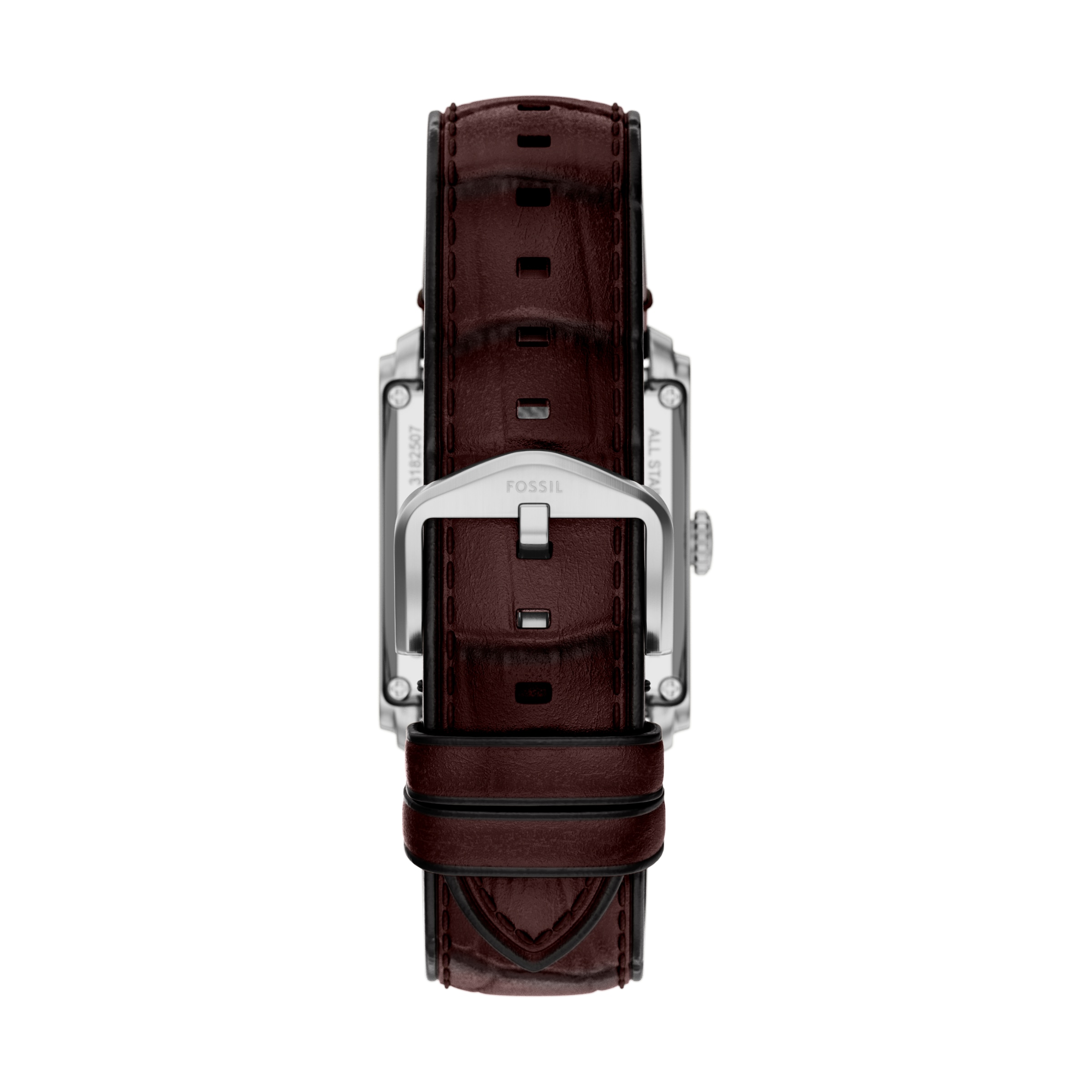 Fossil Automatikuhr »Carraway« Armbanduhr, Herrenuhr, Mechanische Uhr, Lederarmband, analog