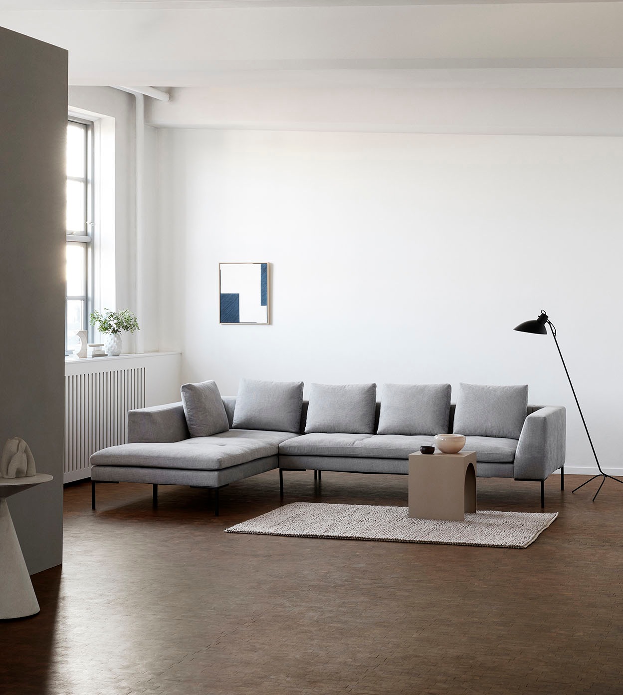 FLEXLUX 2,5-Sitzer »Loano«, modernes Sofa, frei im Raum stellbar, lose  Kissen, Kaltschaum im Sitz online bei UNIVERSAL