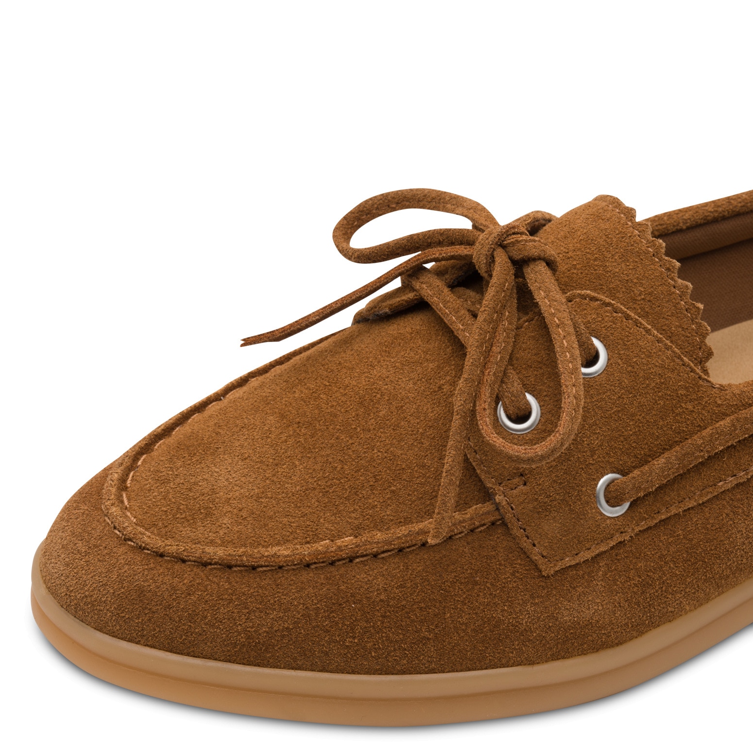 MARCO TOZZI Slipper  Halbschuh, Bootsschuh, mit modischen Durchzügen