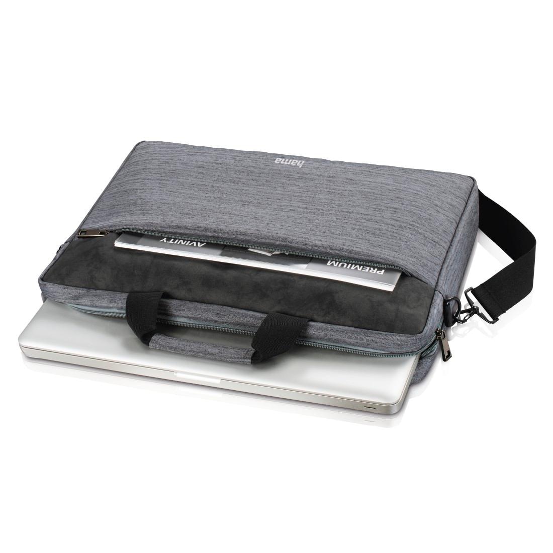 Hama Laptoptasche »Laptop-Tasche "Tayrona", bis 34 cm (13,3“), Dunkelgrau Notebook Tasche«