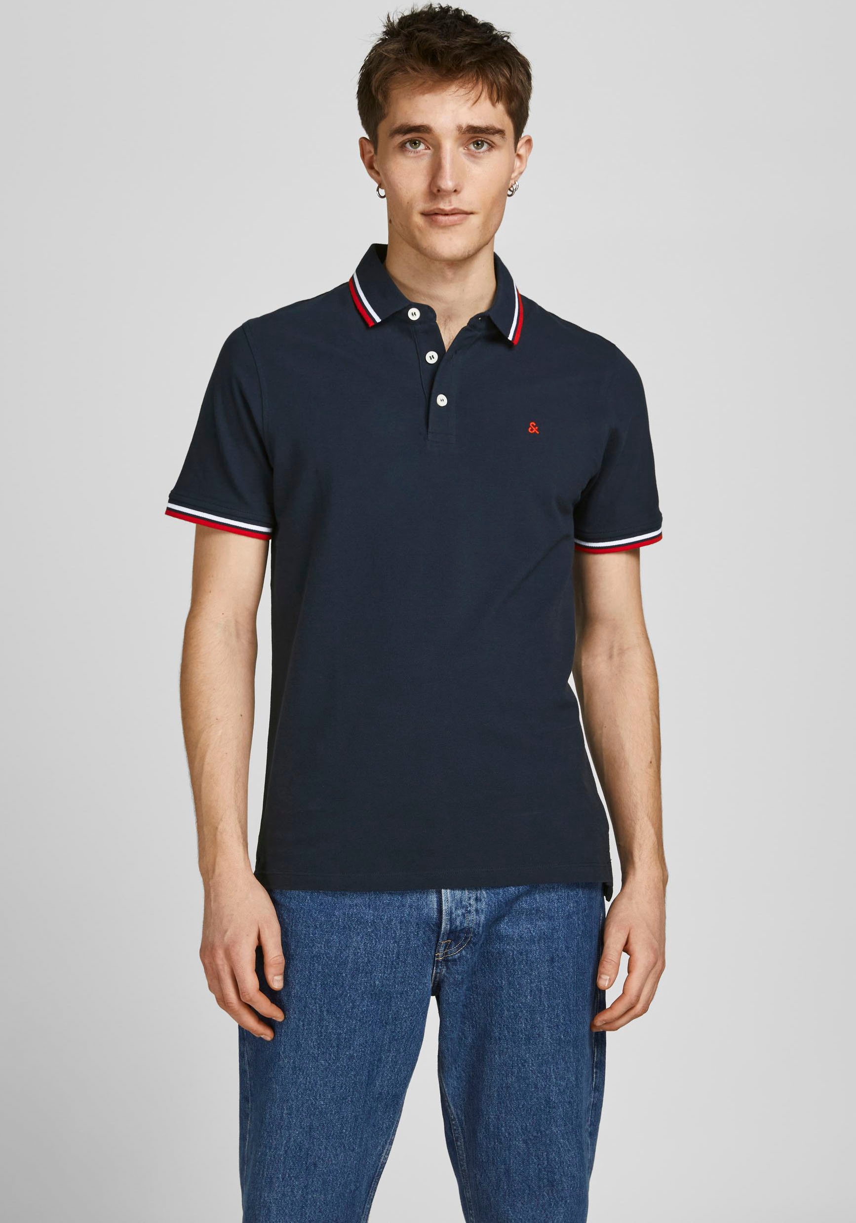 Jack & Jones Poloshirt »JJEPAULOS POLO SS 2PK MP NOOS«