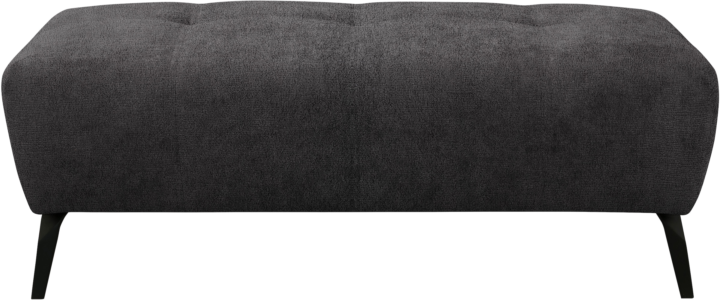 OTTO home Hocker »Viborg 121 x 63 cm, mit Steppungen, elegant, modern« pflegeleichter Bezug, extra hohe Füße - passend für Saugroboter!