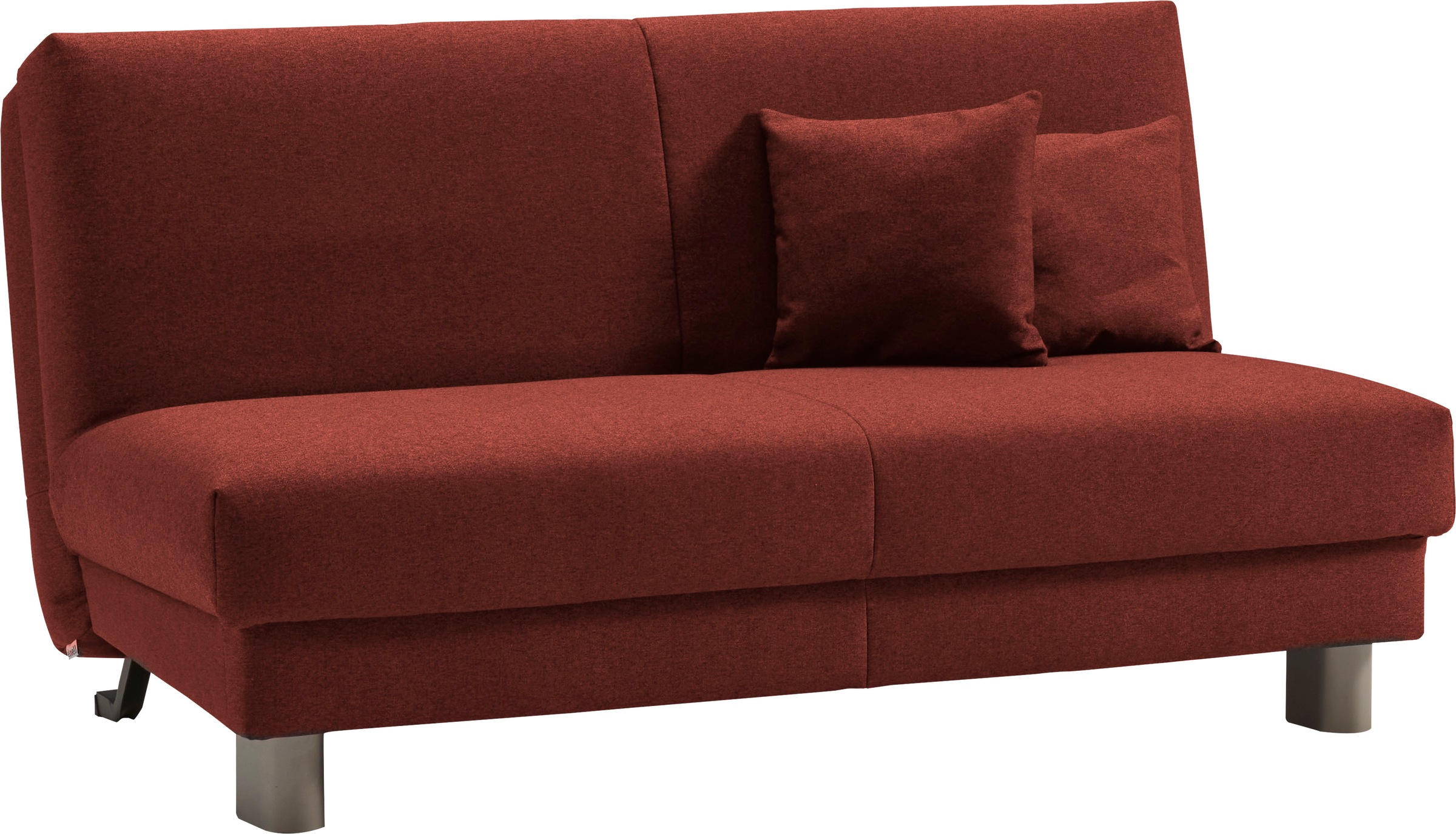 ell + ell Schlafsofa »Enny«, Breite 180 cm, Liegehöhe 40 cm, Füße alufarben