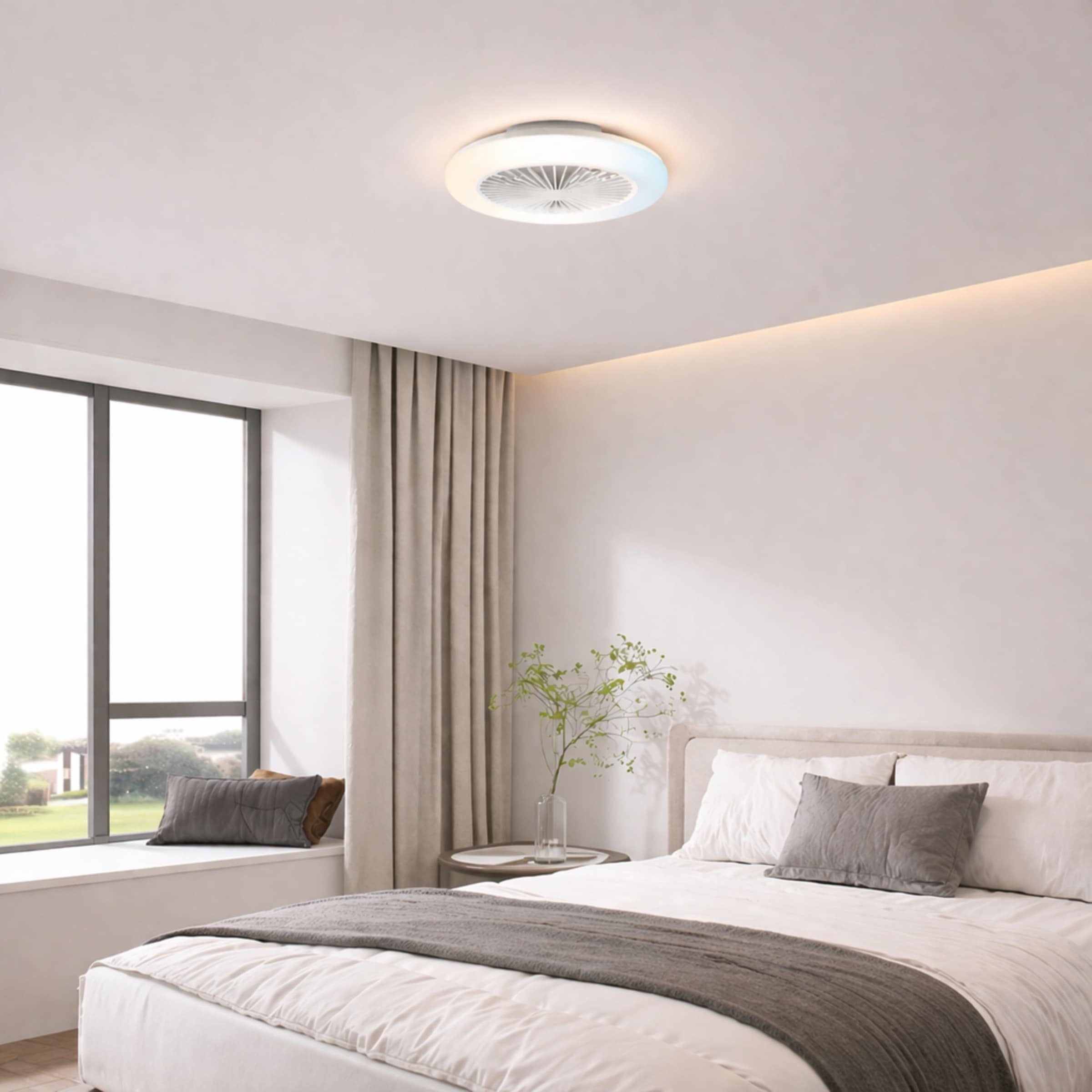 Brilliant LED Deckenleuchte »Montero« LED-Modul 1 Stk. warmweiß - kaltweiß LED-Deckenventilator, Ø 42 cm, 2700 lm, 2700-6500 K