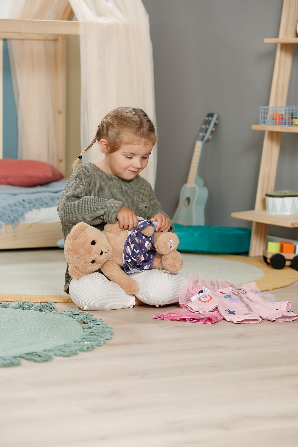 Baby Born Kuscheltier »Teddy mit leuchtendem Schlafanzug«