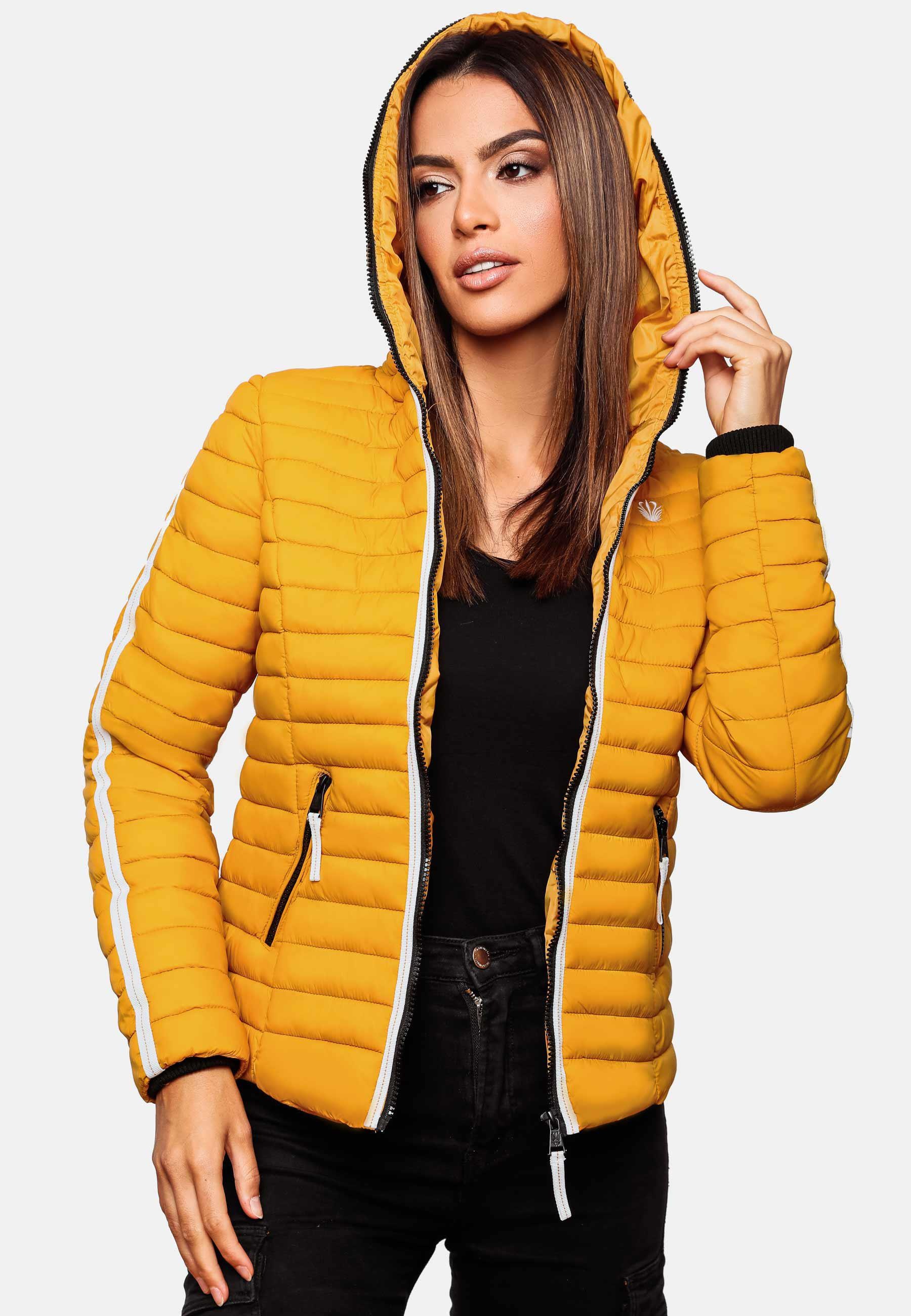 Navahoo Steppjacke »Übergangsjacke Kimuk Prc«, mit Kapuze, leichte Übergangsjacke mit Kapuze