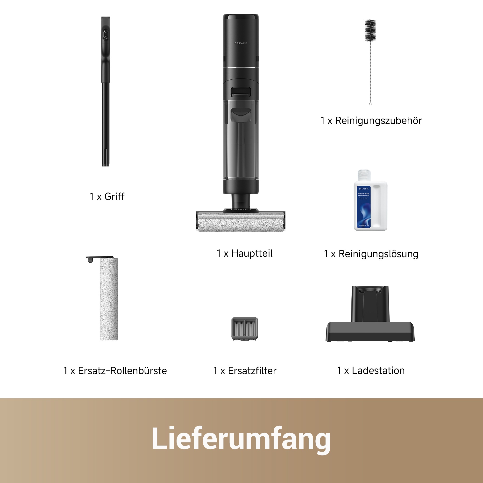 Dreame Nass-Trocken-Sauger »G10 Pro« 300 W, Intelligente Schmutzerkennung, Selbstreinigung