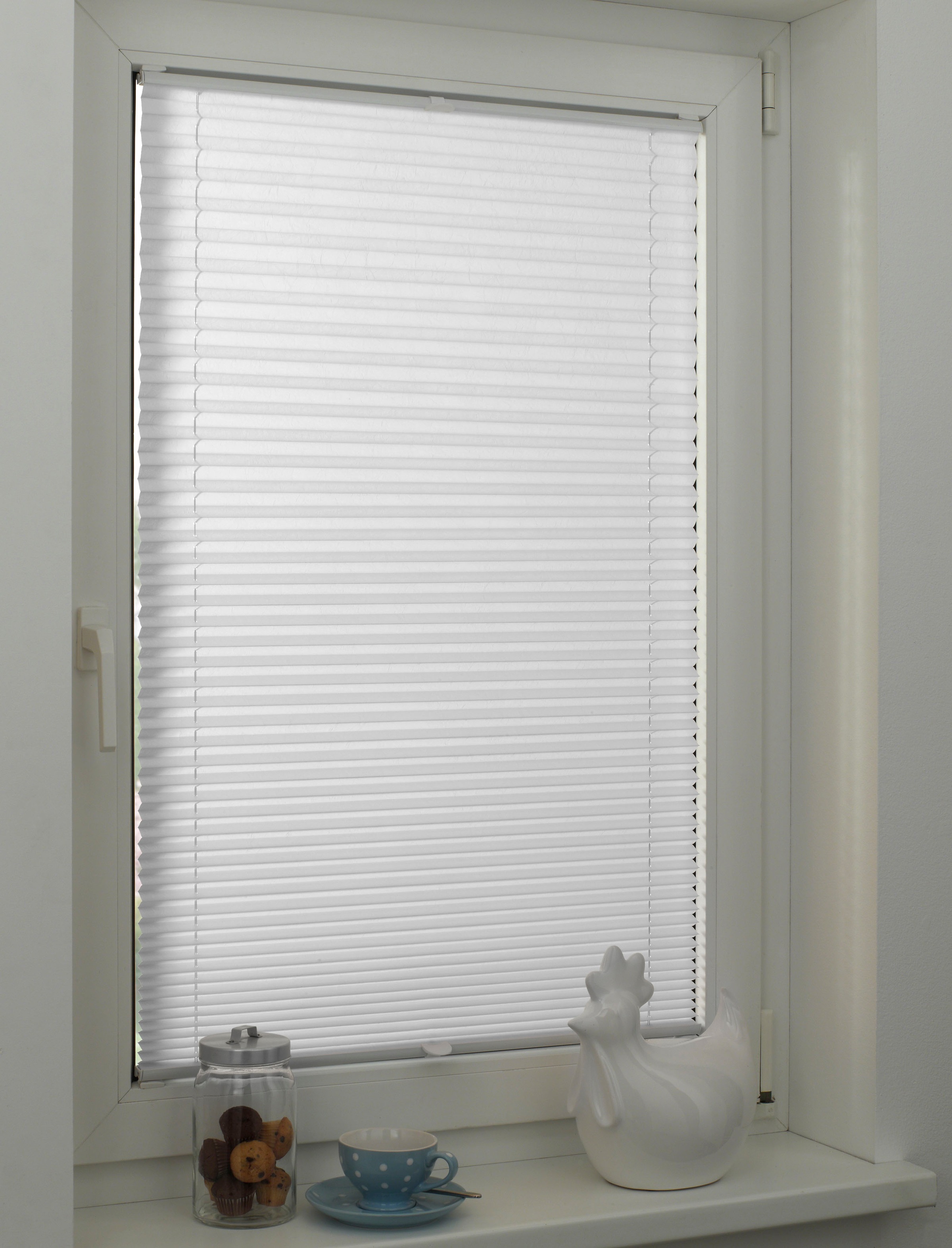 GARDINIA Plissee »Solid Plissee nach Maß« halbtransparent mit Bohren nach Maß