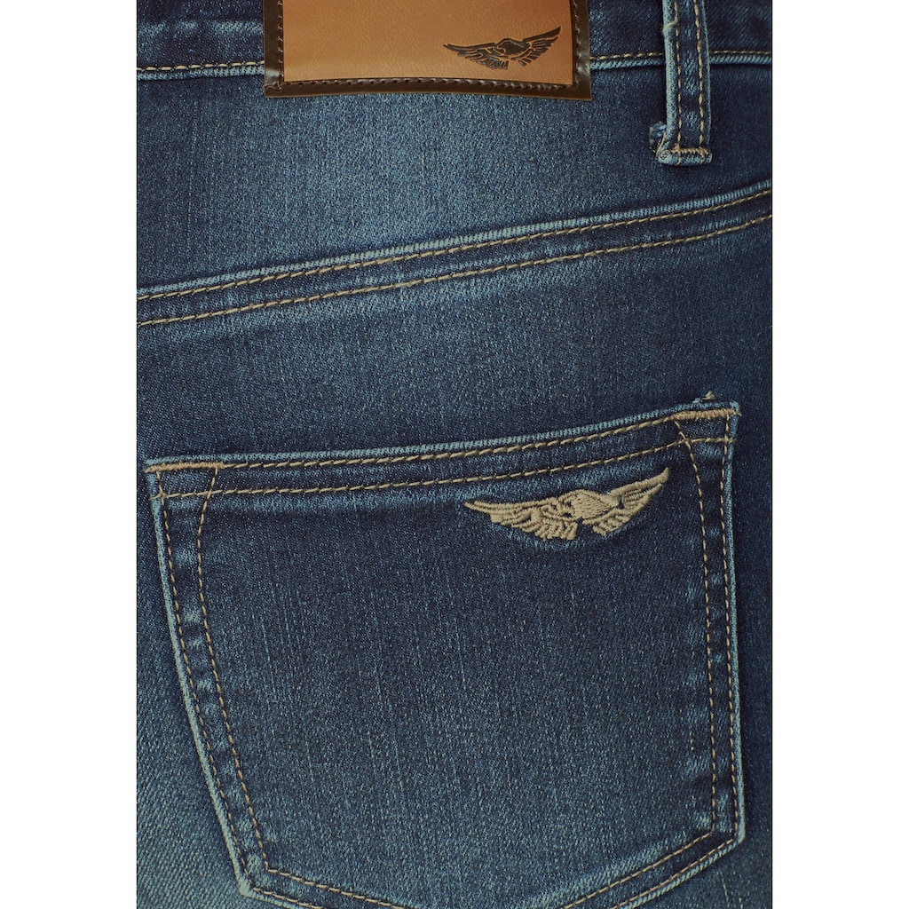 Arizona Bootcut-Jeans »Baby Bootcut«, High Waist
