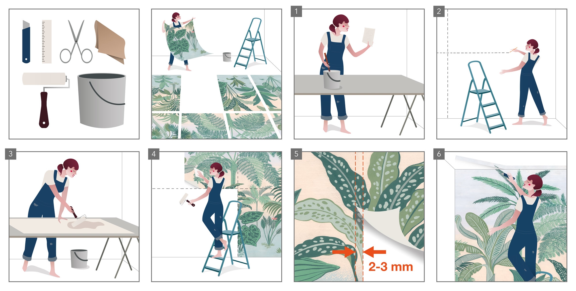 Komar Fototapete »Papier Fototapete - Penthouse - Größe 368 x 254 cm« Motiv | bedruckt glatt