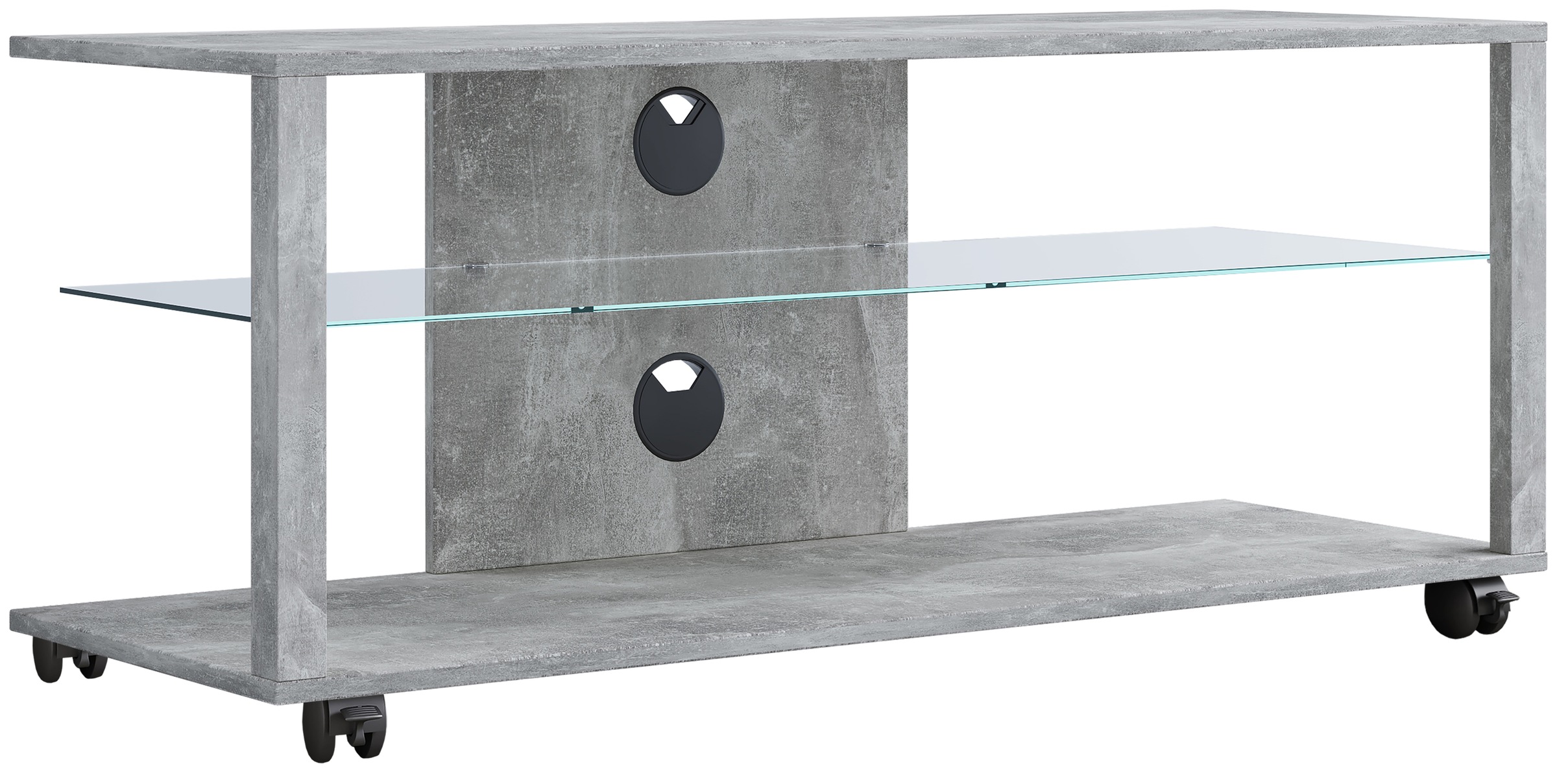 VCM Wohnzimmertisch »TV Lowboard Fernsehschrank Konsole Folas XL Rollen«