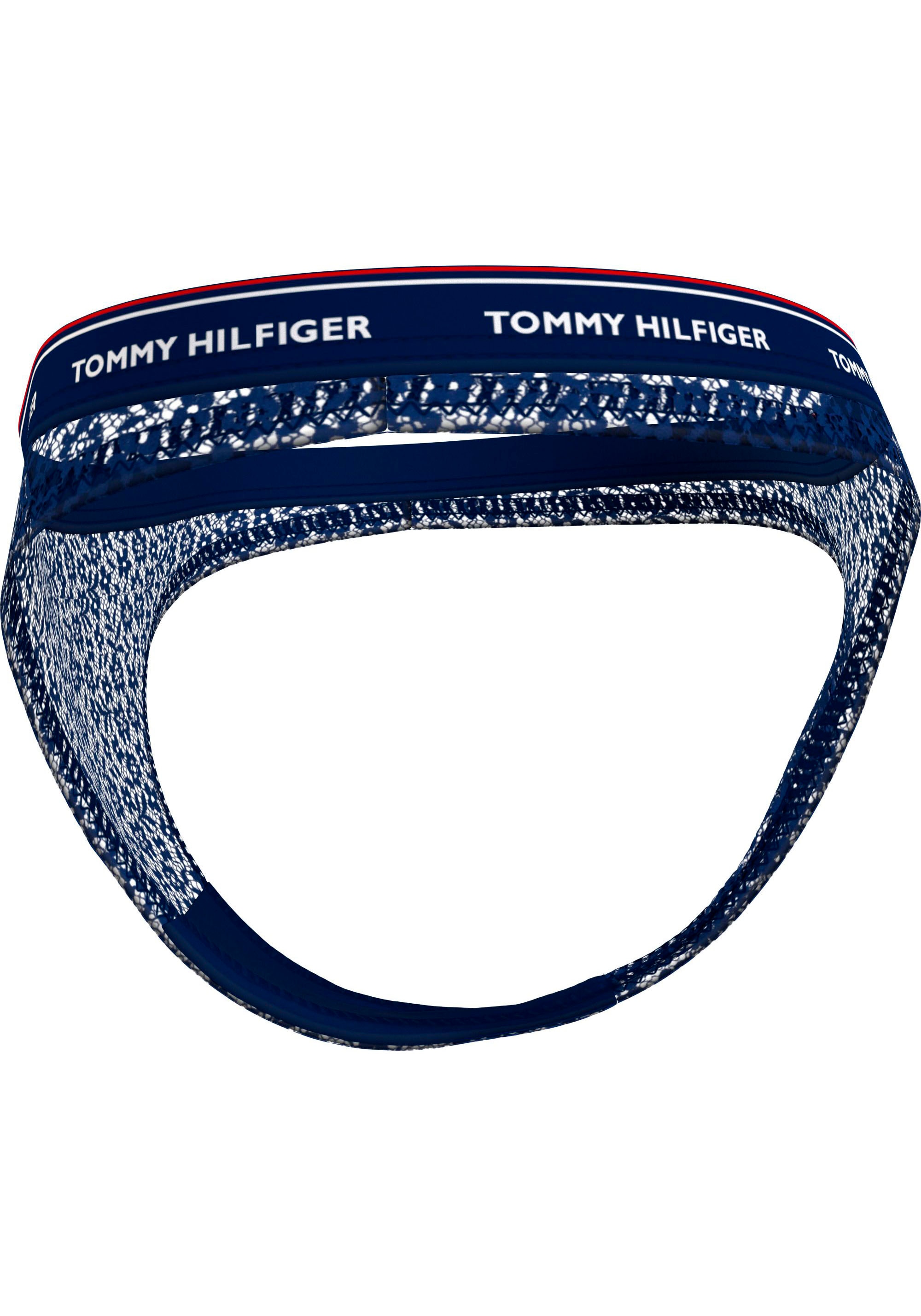 5 modischem PACK ♕ (Packung, bei mit T-String Tommy Labelfarben St., Hilfiger in GIFTING«, Logobund 5 »THONG 5er-Pack), Underwear