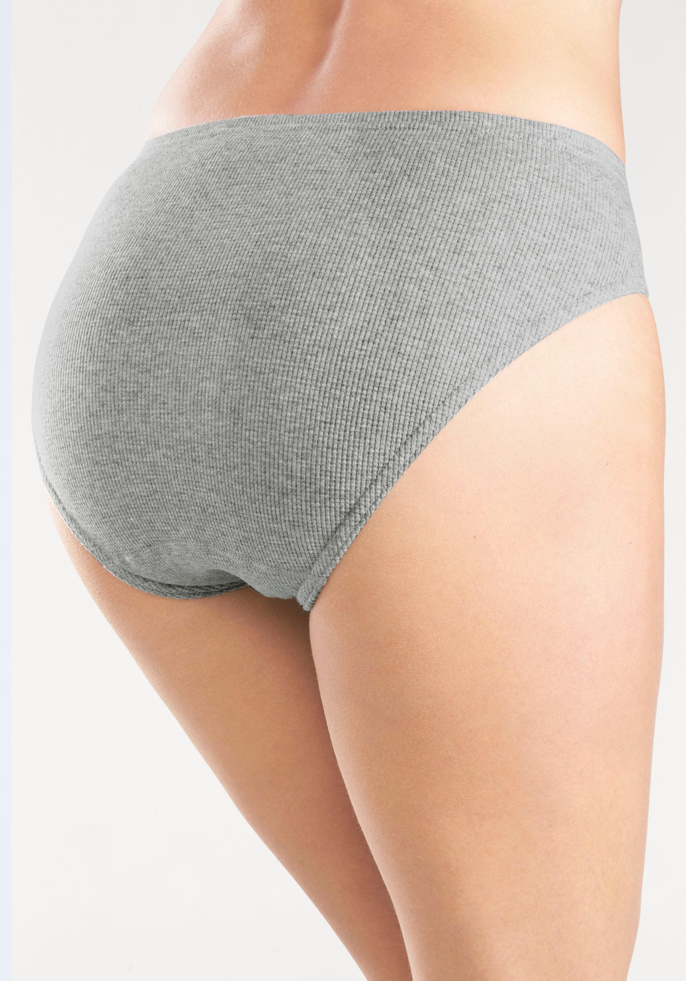 petite fleur Bikinislip, (5er-Pack), aus weicher Pikee-Qualität