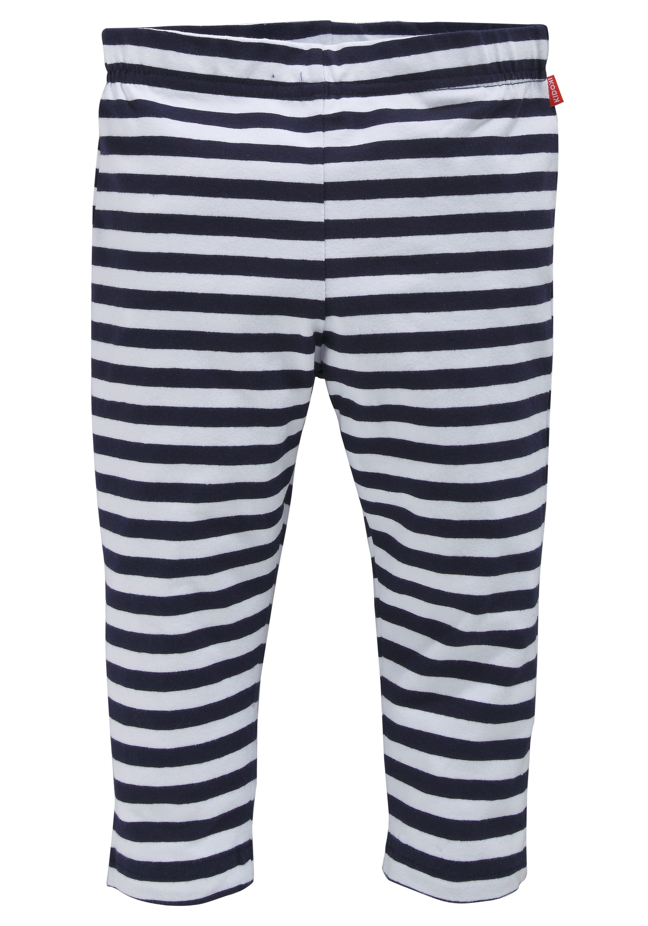 KIDSWORLD Kleid, Leggings & Haarband »3tlg. Set:«, Capri und Haarband maritim geringelt