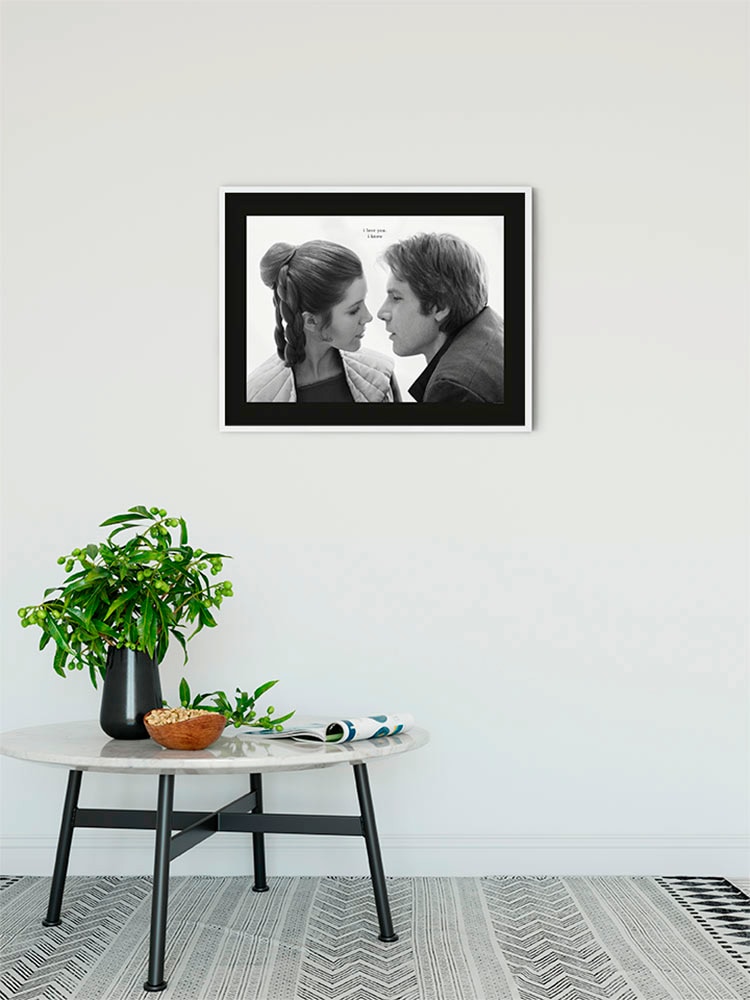 Komar Bild »Star Wars Classic Leia Han Love« Star Wars 1 Stk. tlg. Wandbild zur Dekoration im Kinderzimmer - ohne Rahmen