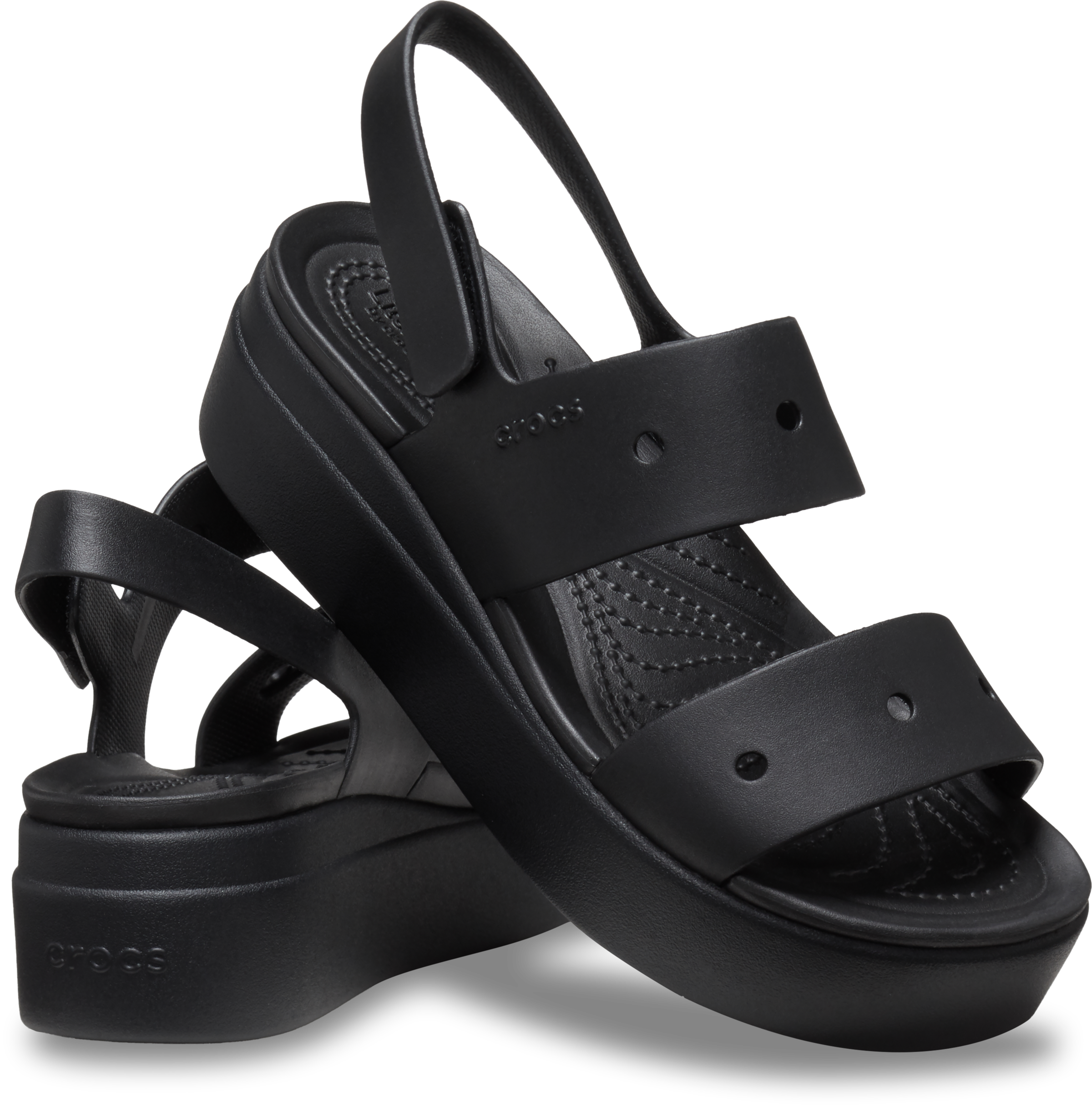 Crocs Plateausandale »Brooklyn 4U«  Sommerschuh, Sandalette, Riemchensandale mit Klettverschluss