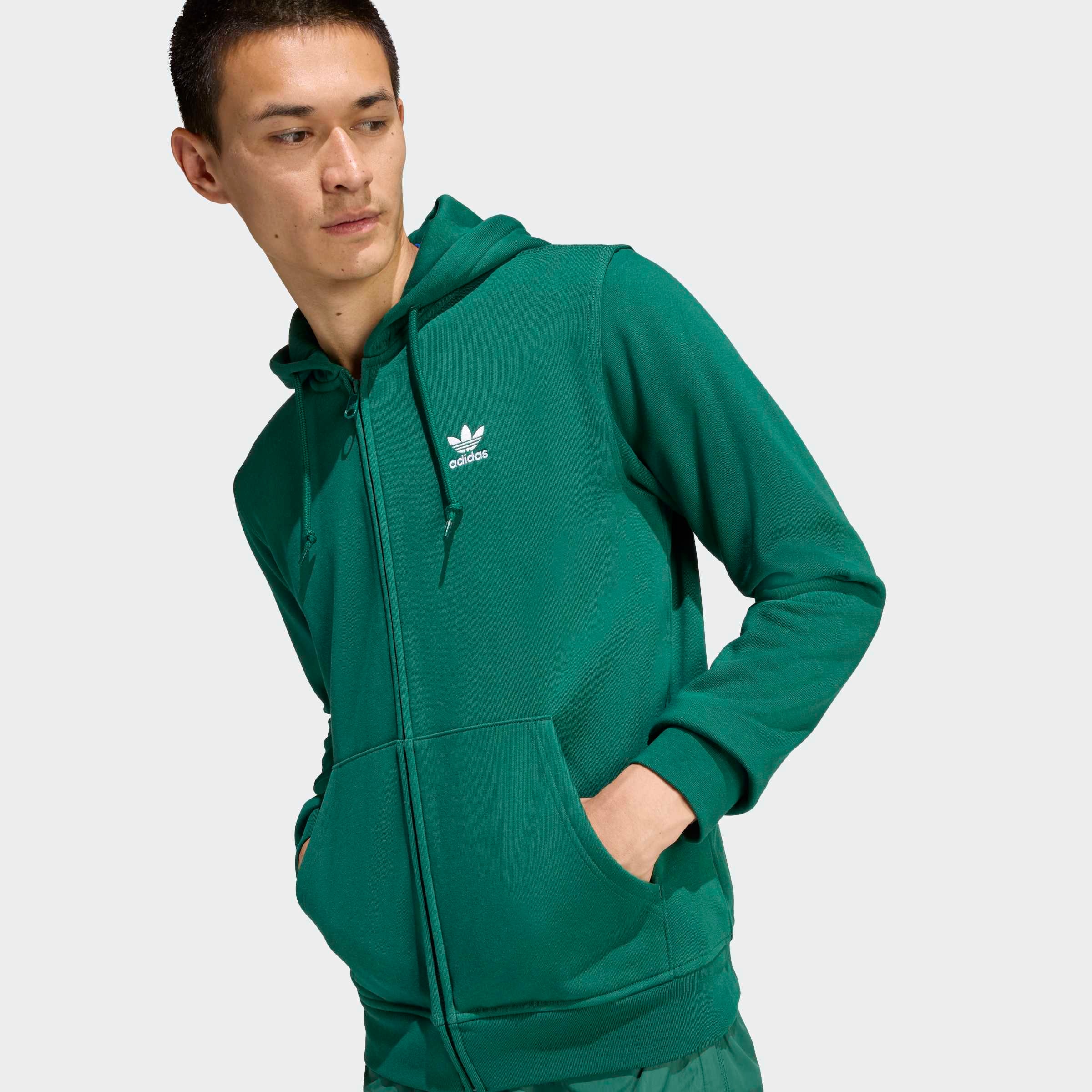 adidas Originals Kapuzensweatshirt »TREFOIL ESSENTIALS«, Full Zip Hoddie, Kapuzenpullover, Kapuzenjacke mit Reißverschluss
