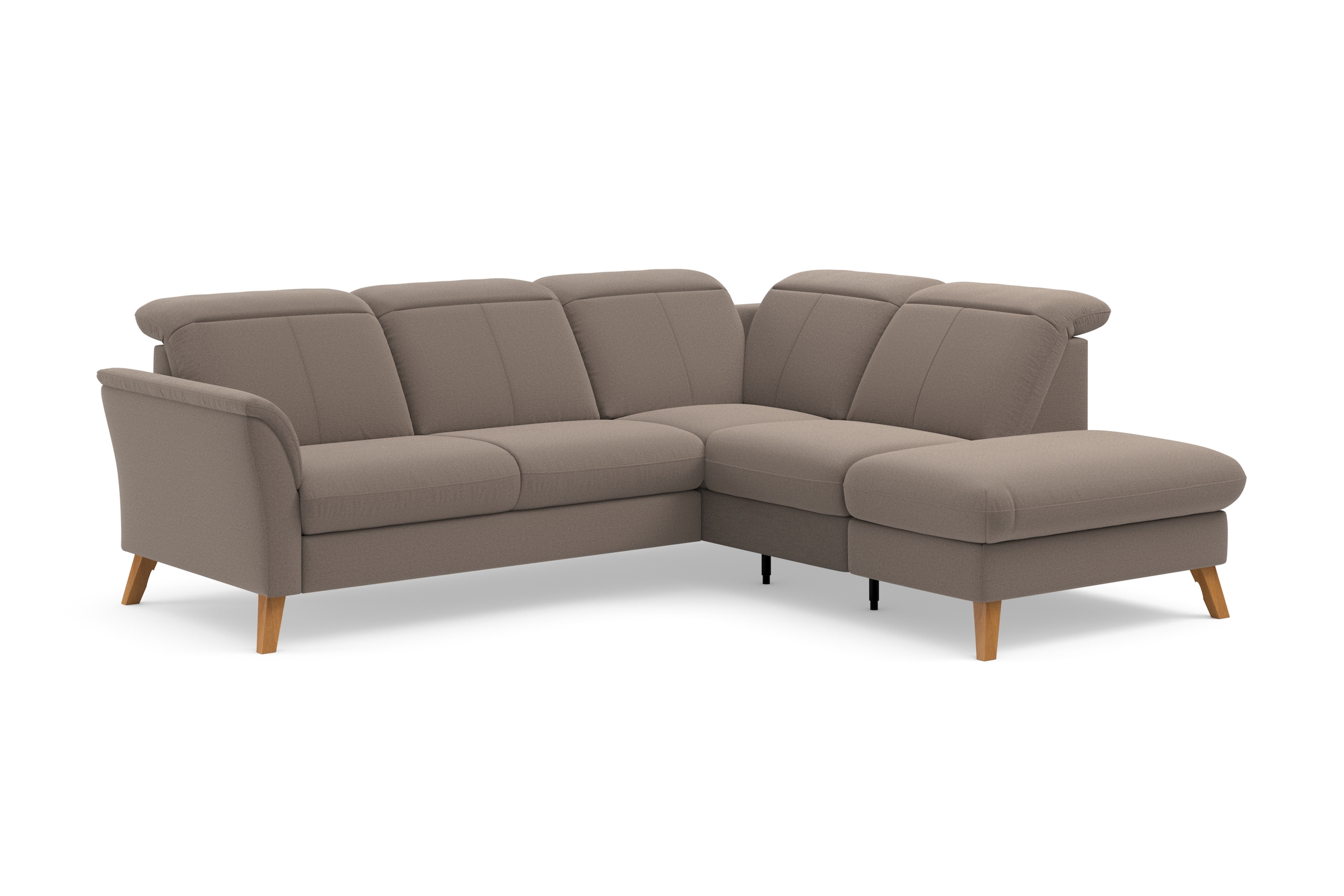 sit&more Ecksofa »Romero L-Form« wahlweise mit oder ohne TV-Funktion, Bettfunktion, Bettkasten