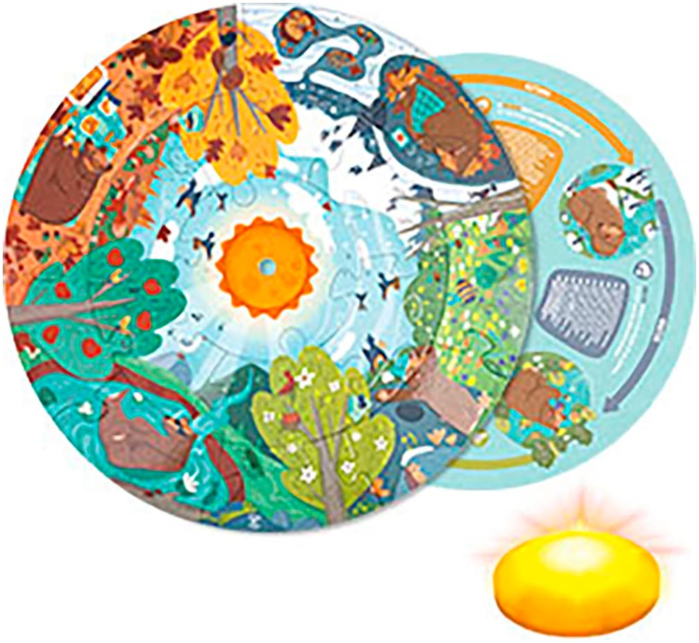 Hape Puzzle »Vier Jahreszeiten« mit Lichteffekt