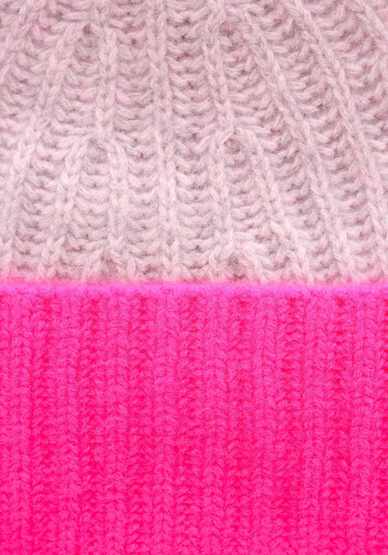 Zwillingsherz Strickmütze Packung,  mit modischem Umschlagdesign