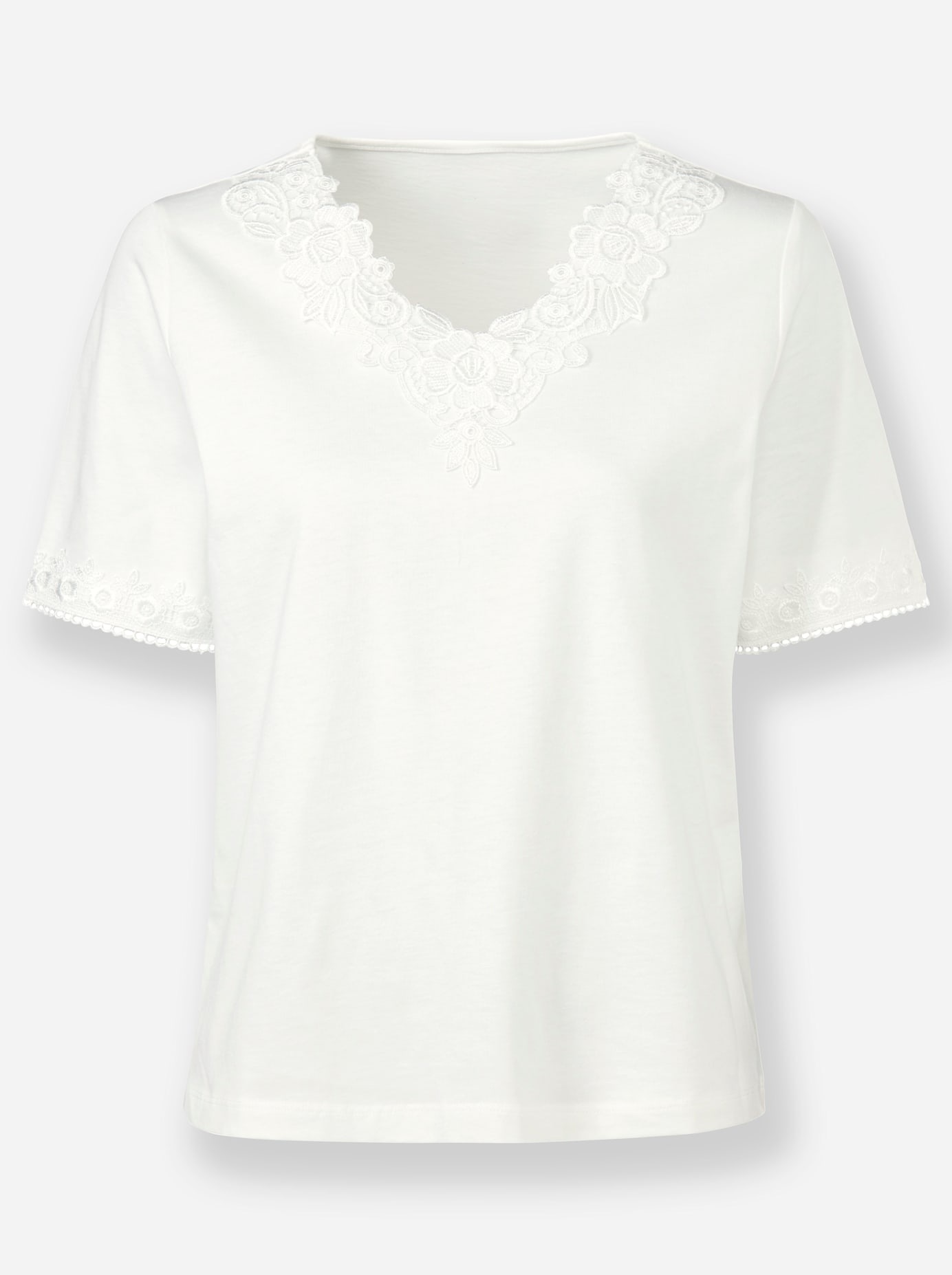 Classic Spitzenshirt »Shirt«, (1 tlg.)