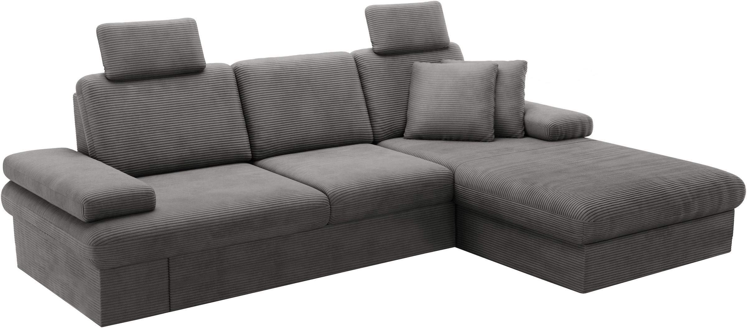 sit&more Ecksofa »Moreno«, mit Armteilverstellung,wahlweise mit Bettfunktion