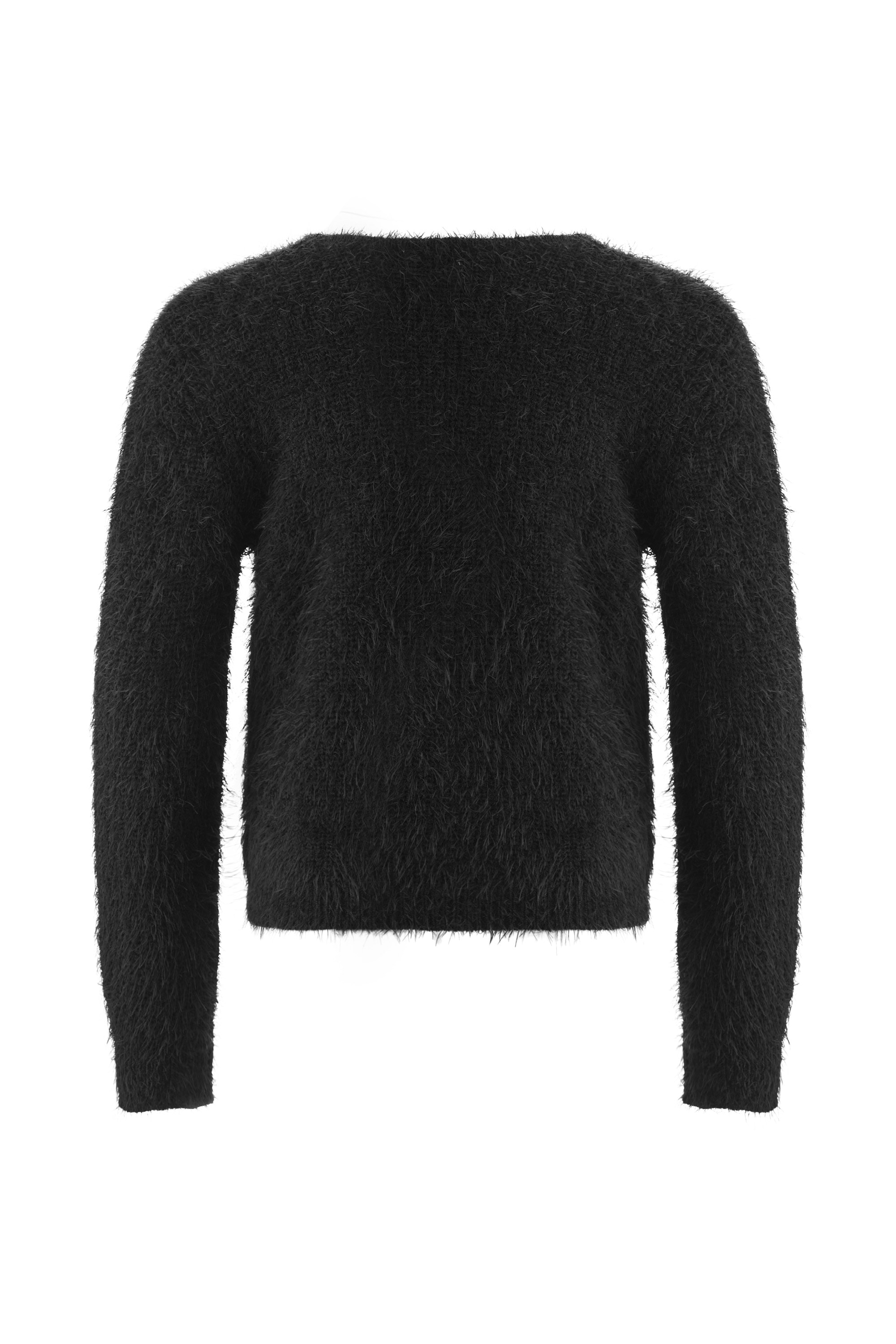 happy girls Strickjacke Materialmix, mit Herzchen Druck
