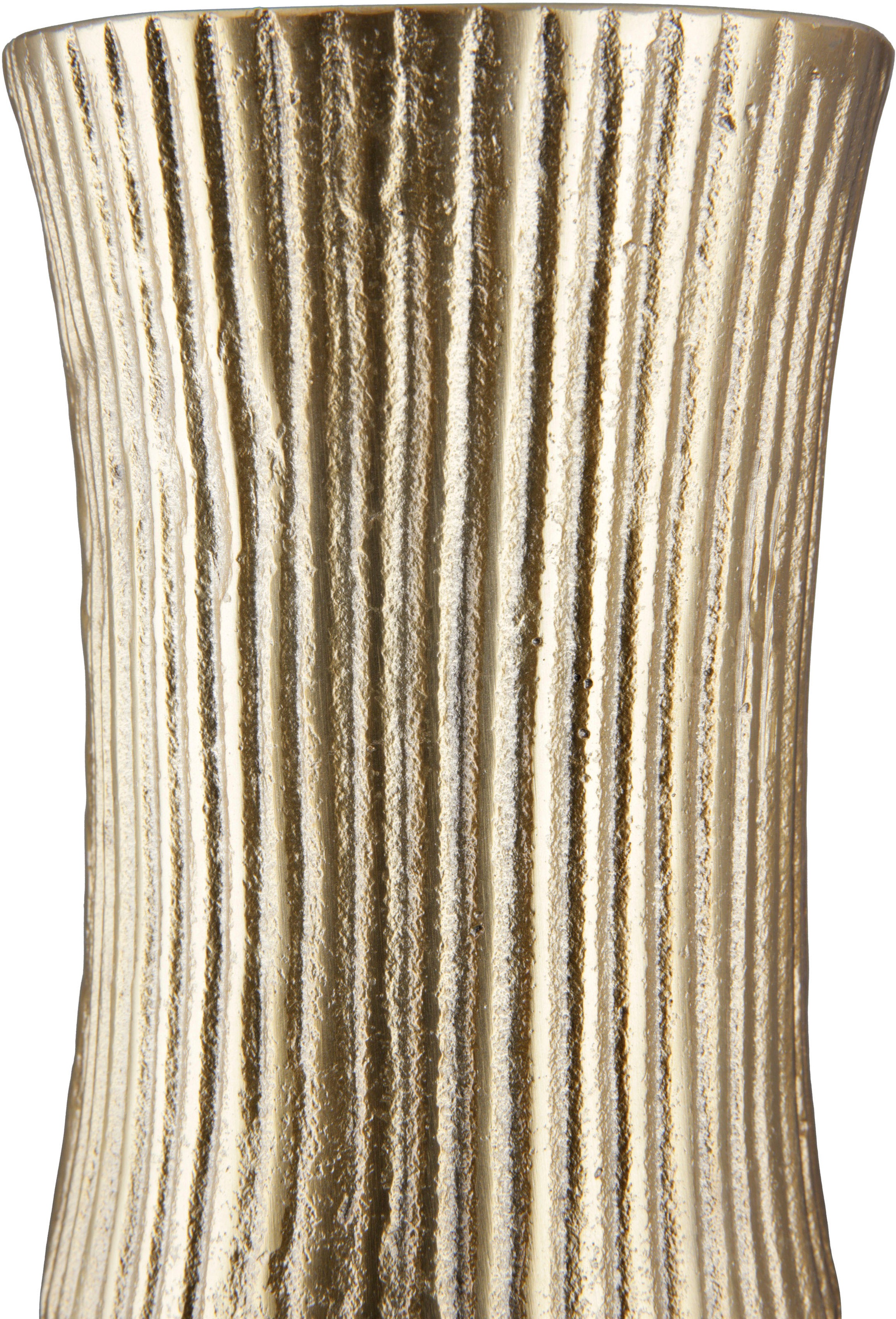 GILDE Dekovase »Face« Vase aus Aluminium, Dekoobjekt