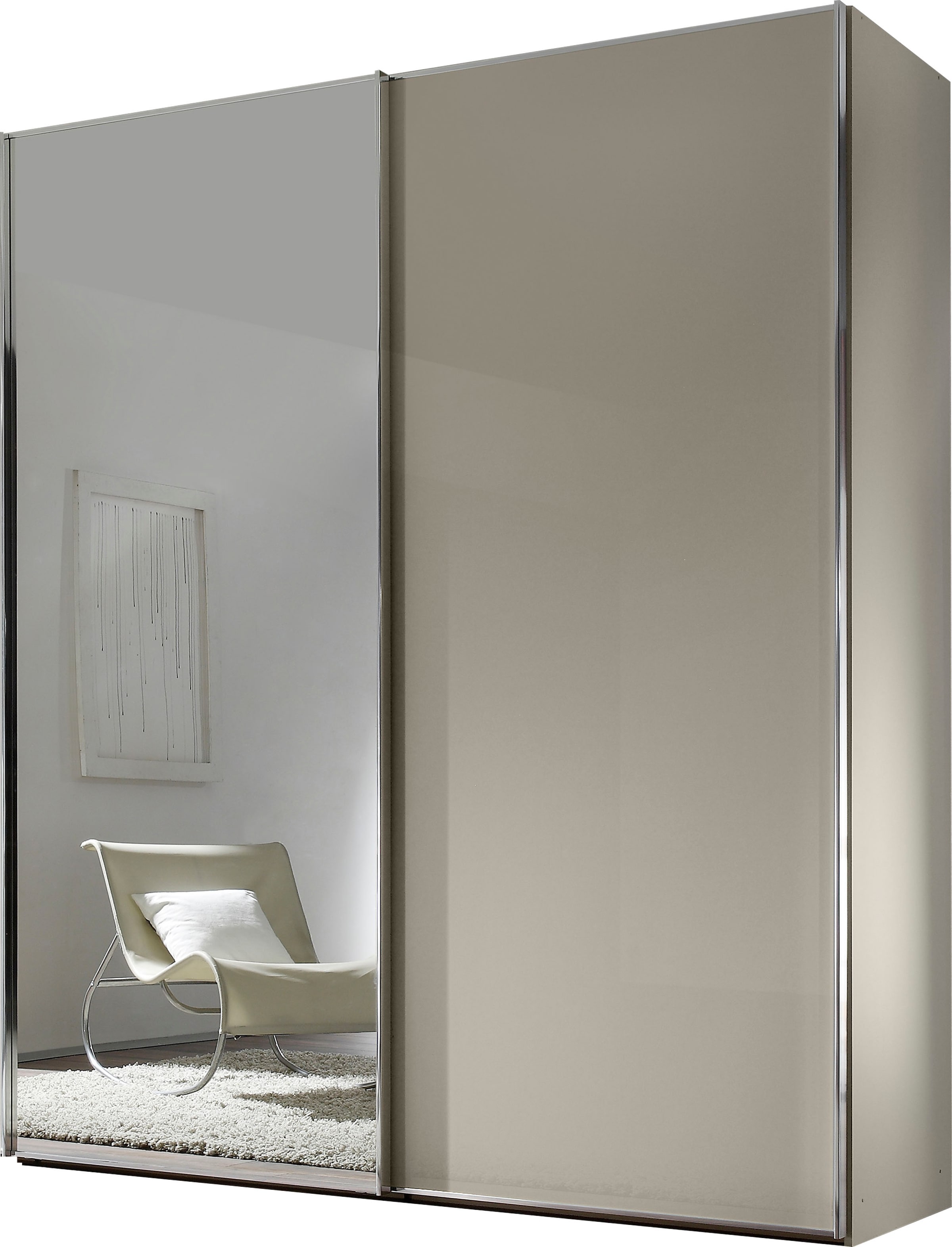 STAUD Schwebetürenschrank »Sinfonie Plus, edles Design in hochwertiger Qualität, Made in Germany« Mit Spiegeltüre und in vier verschiedenen Ausstattungsvarianten