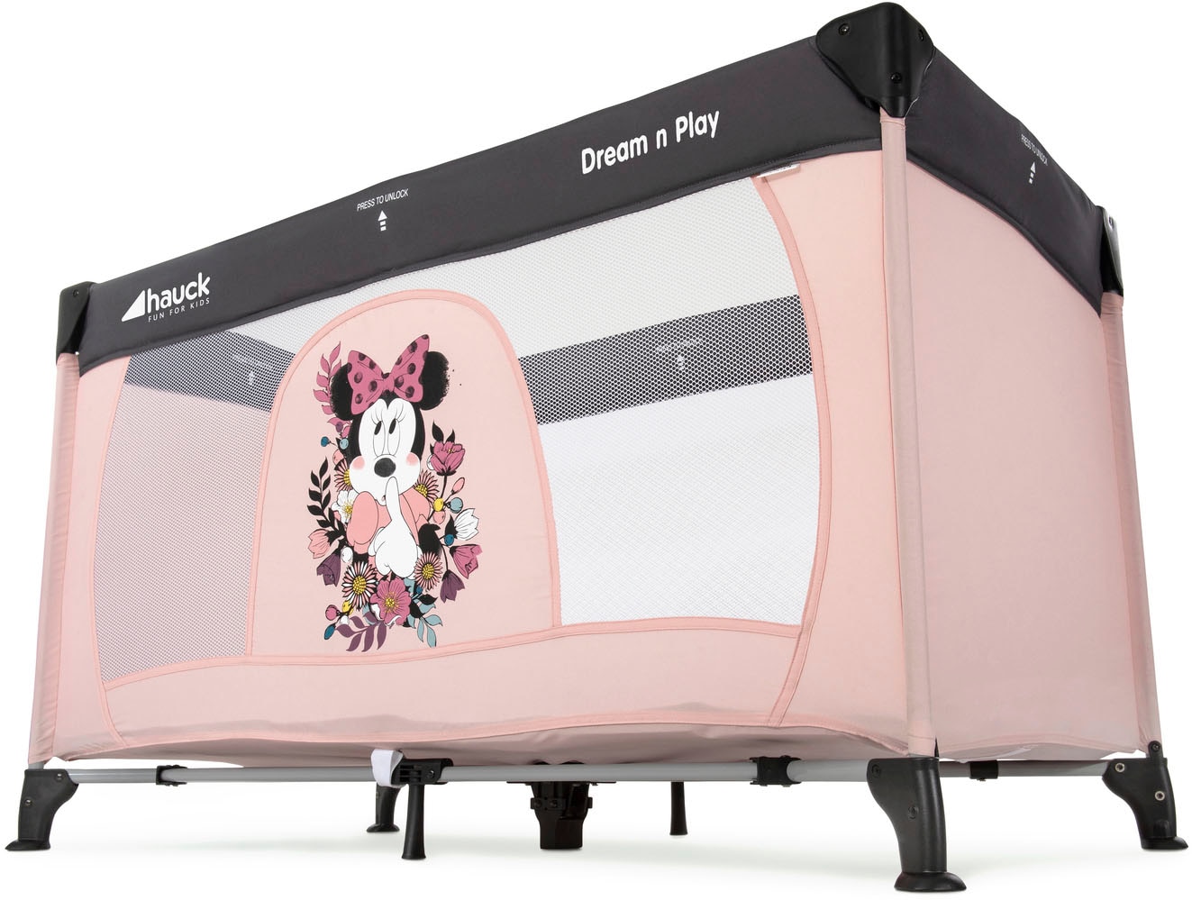 Hauck Baby-Reisebett »Dream N Play - Minnie Sweetheart«, inkl. Transporttasche