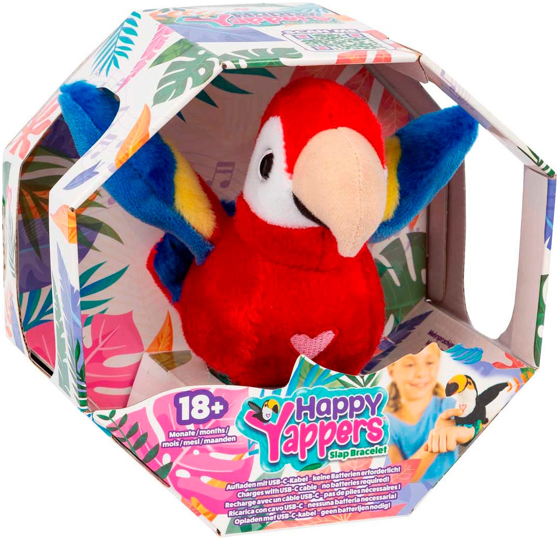 Happy Yappers Plüschfigur »Happy Yappers, Roter Papagei«