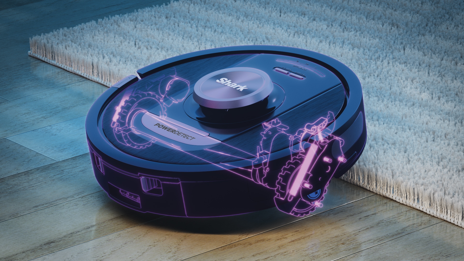 Shark Nass-Trocken-Saugroboter »RV2620WAEU«, PowerDetect selbstentleerender Saugroboter