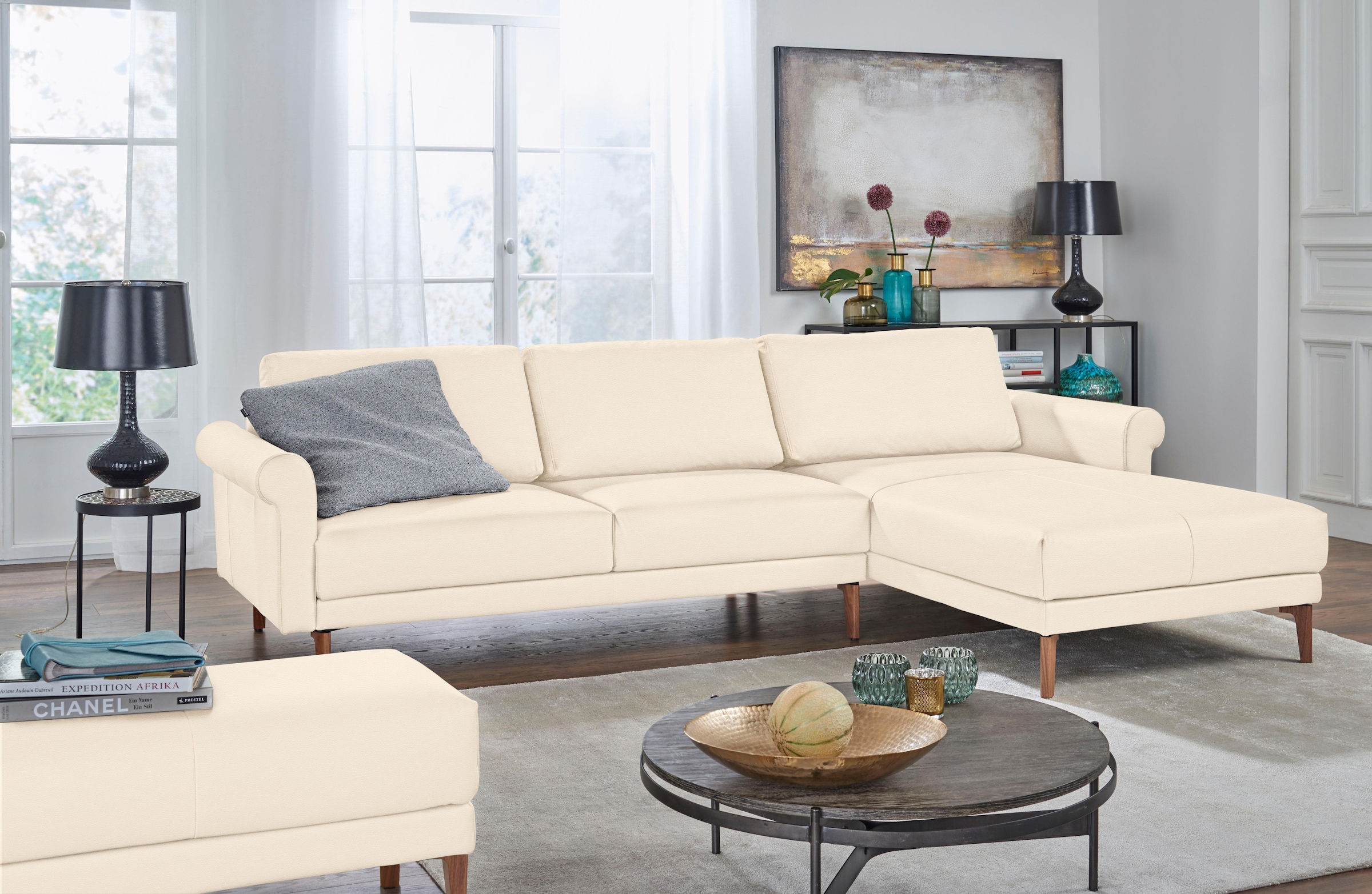 Ecksofa »CR.450, Designecksofa, Polsterecke, L-Form, 282/178 cm (B/T)«, abgerundete...