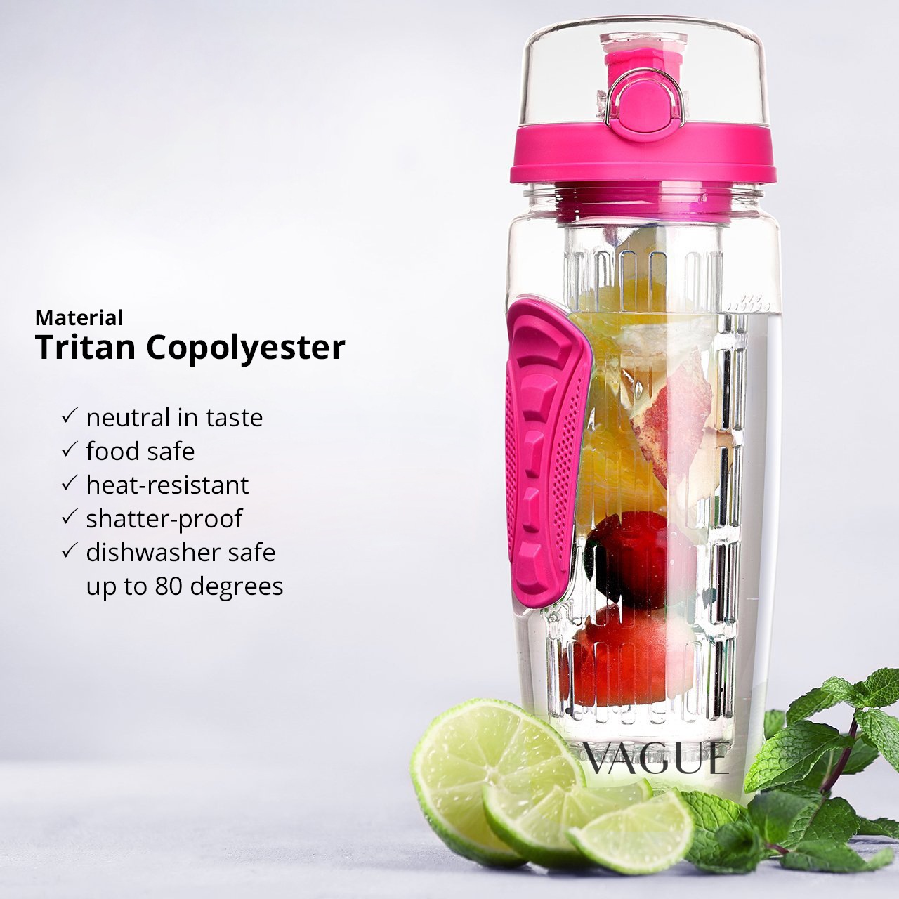 LA VAGUE Trinkflasche »Trinkflasche mit Einsatz VITALITY«