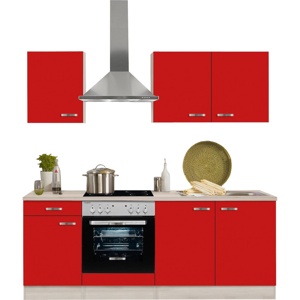 OPTIFIT Küchenzeile »Faro«, mit E-Geräten, Breite 210 cm