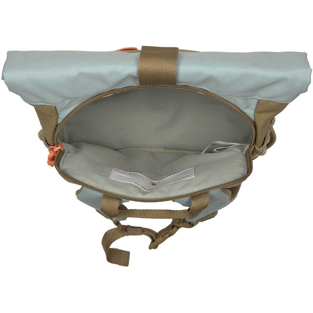 LÄSSIG Kinderrucksack »Nature, Mini Rolltop Backpack, Olive«, Reflektoren