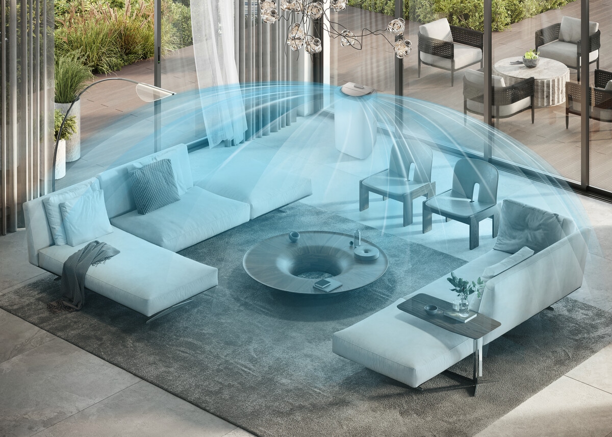 De'Longhi Klimagerät »PINGUINO AP98 GentleJet – schonende & schnelle Kühlung« 40m² Räume, A+, 11.500 BTU/h, 2,7 Kw, Luftentfeuchermodus, 24h Timer