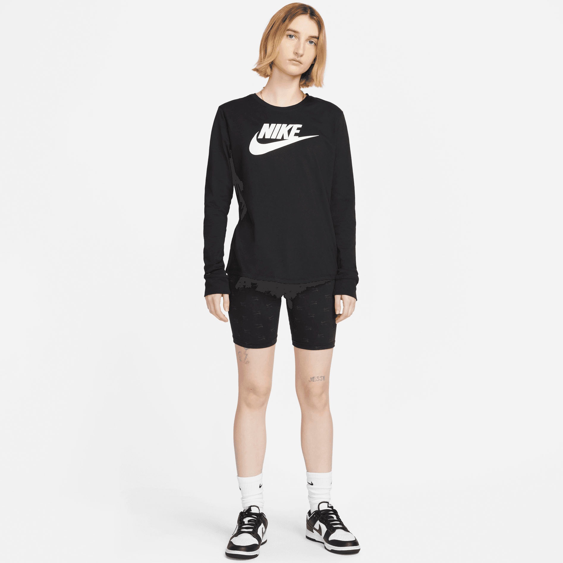 Nike Sportswear Langarmshirt »W NSW TEE ESSNTL LS ICN FTRA«